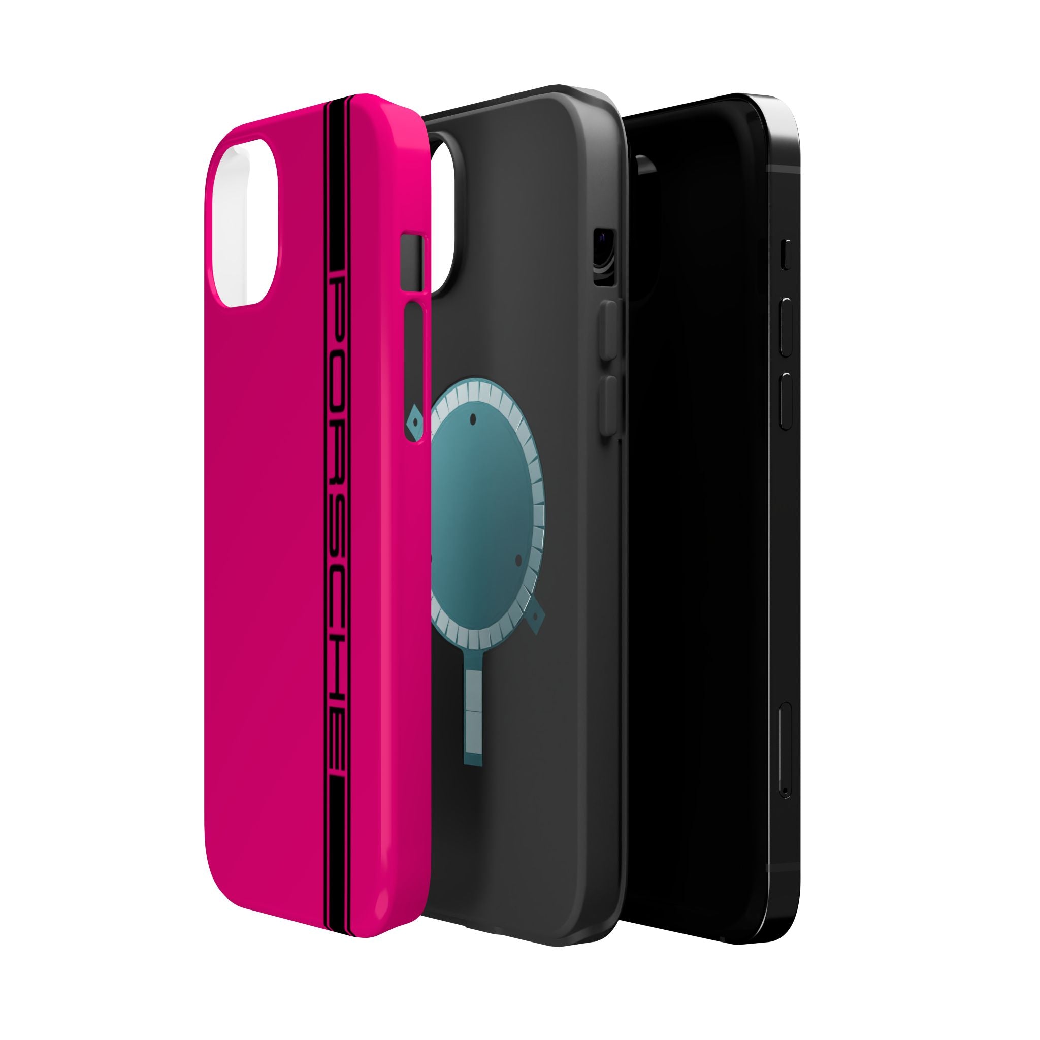 Porsche Rubystar colored inspired Magnetic Tough Cases
