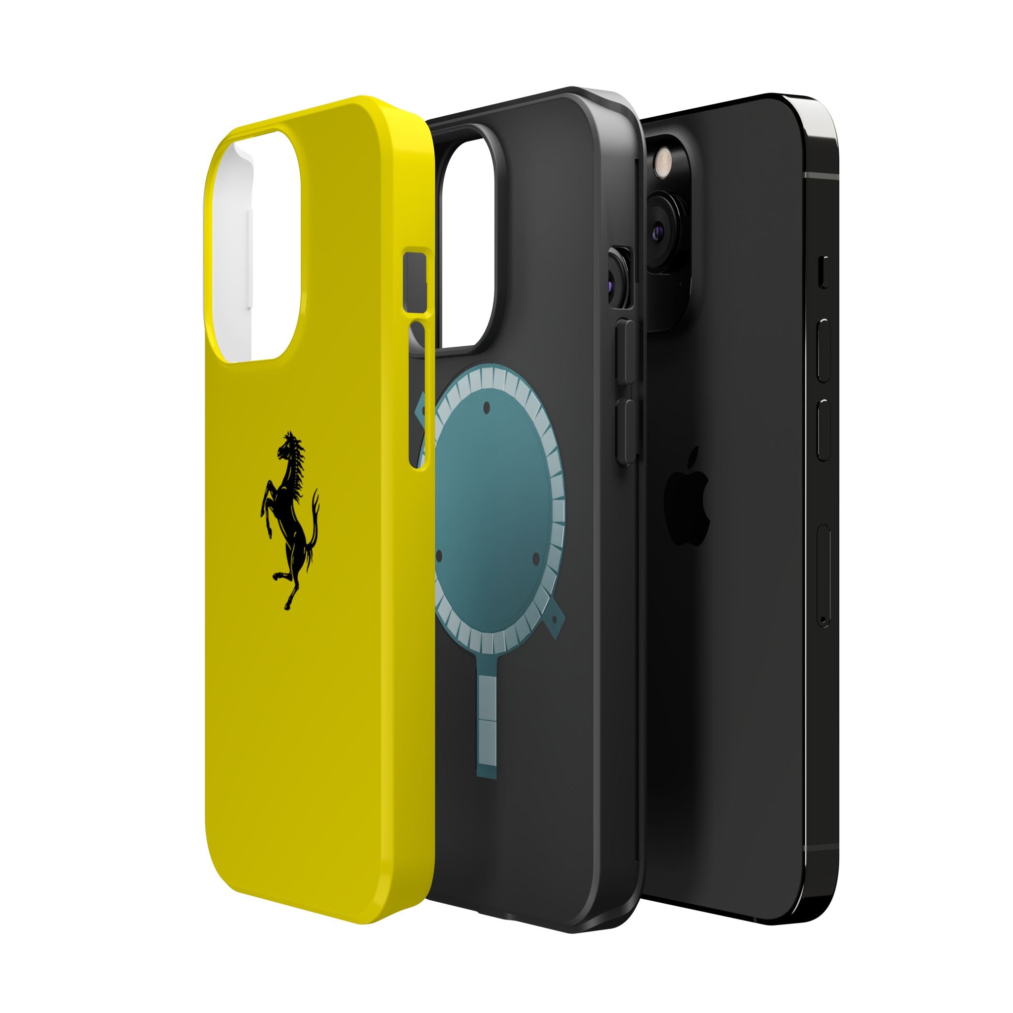 Ferrari horse giallo modena inspired Magnetic Tough Cases