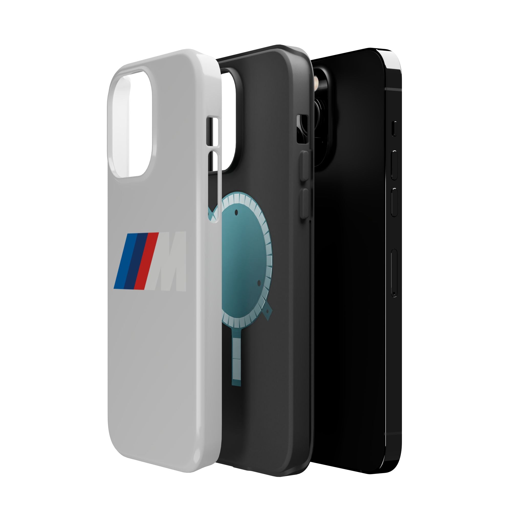 M badge inspired Magnetic Tough Cases
