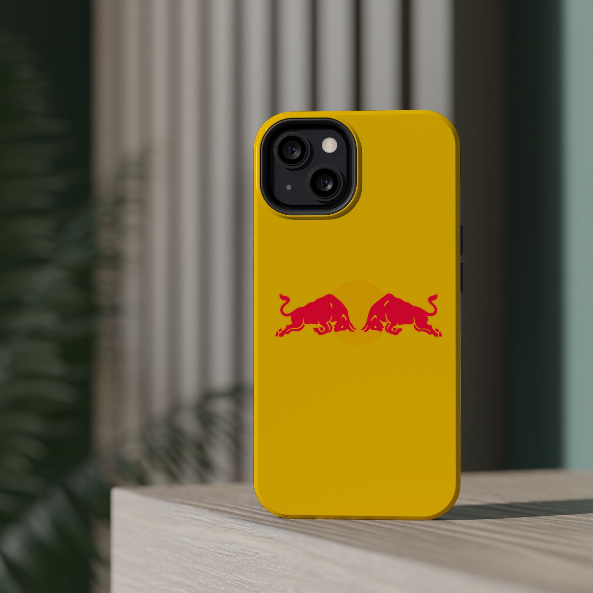 Red Bull yellow inspired Magnetic Tough Cases