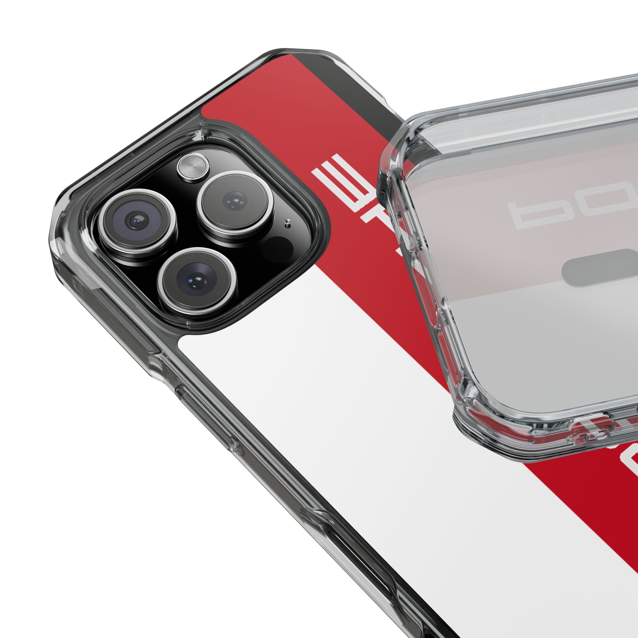 Motorsport case Magnetic Clear Impact Cases