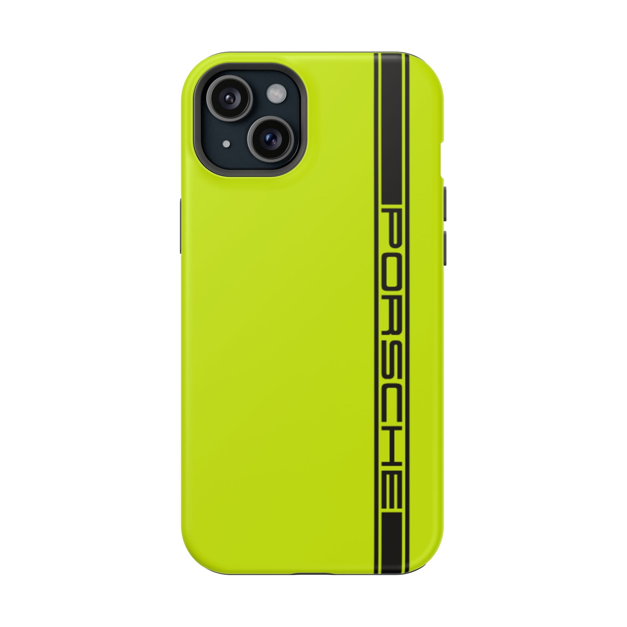 Porsche Acid Green Magnetic Tough Cases