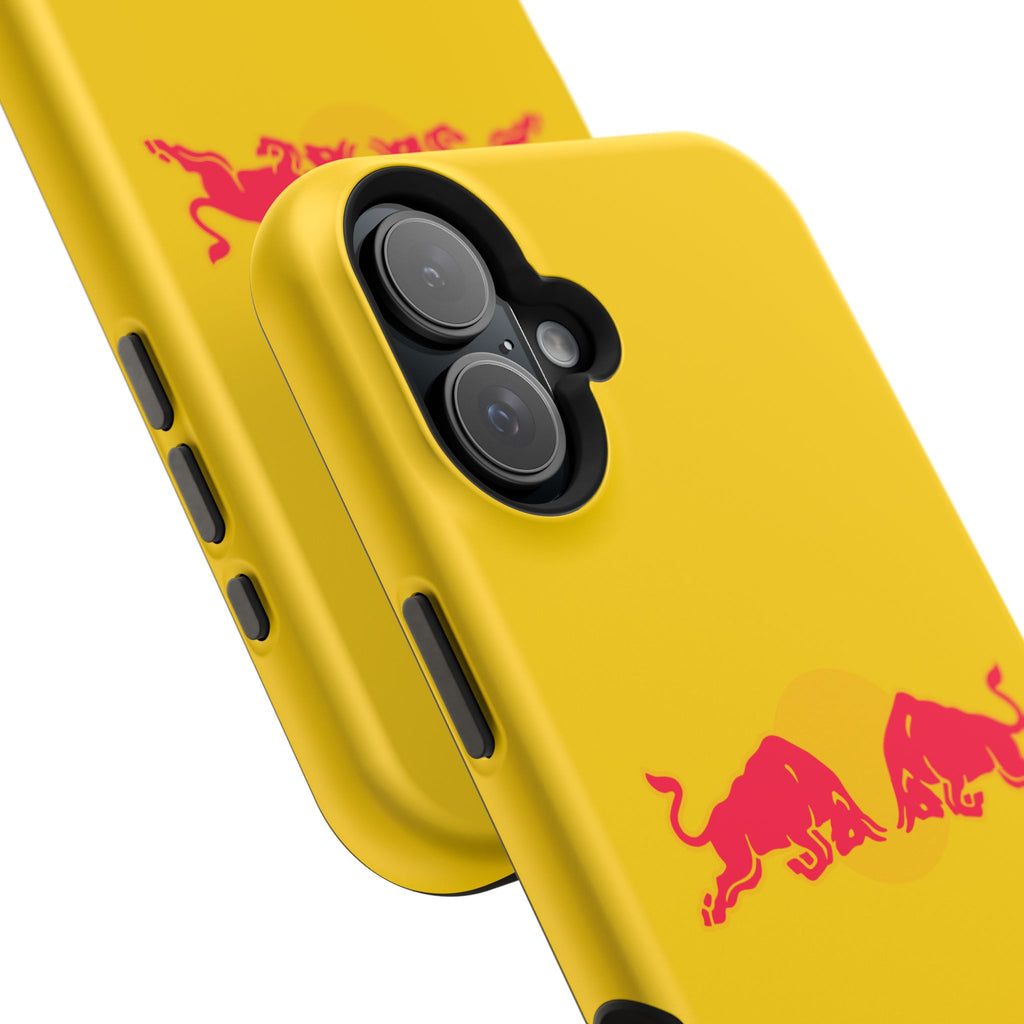 Red Bull yellow inspired Magnetic Tough Cases