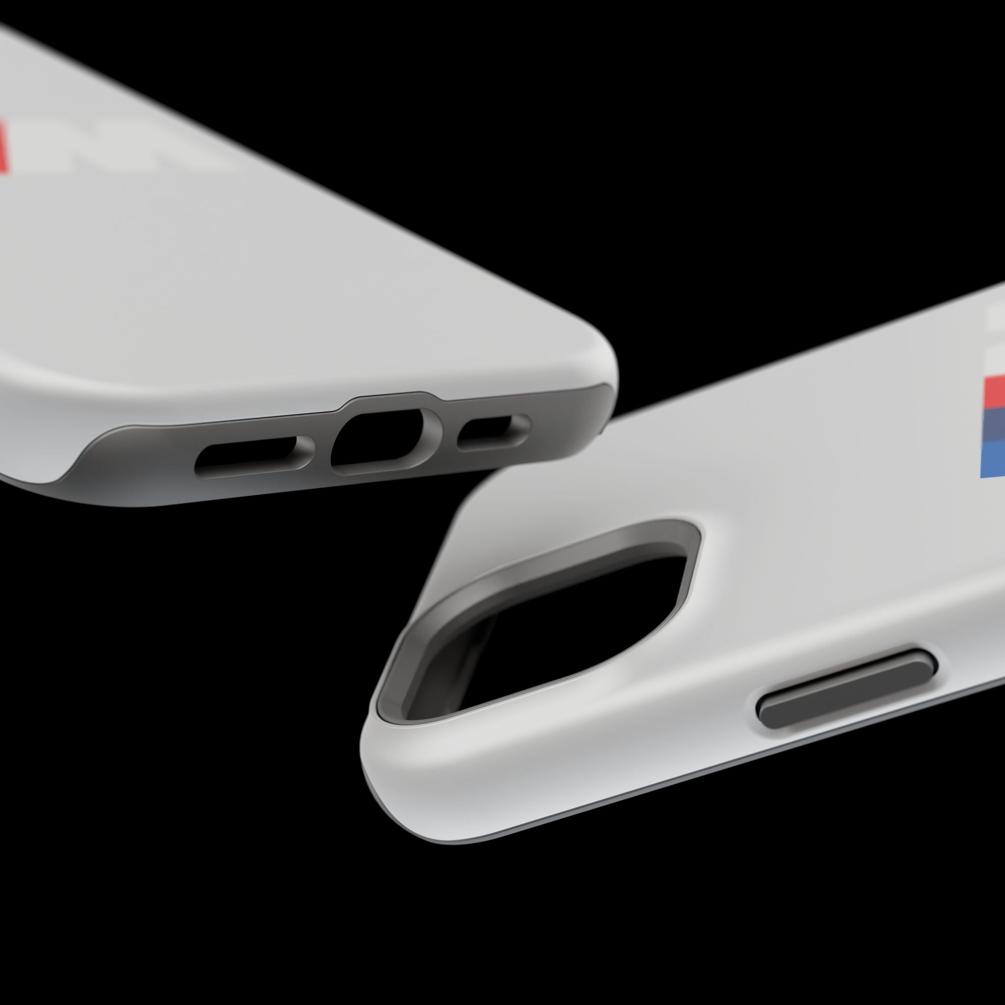 M badge inspired Magnetic Tough Cases