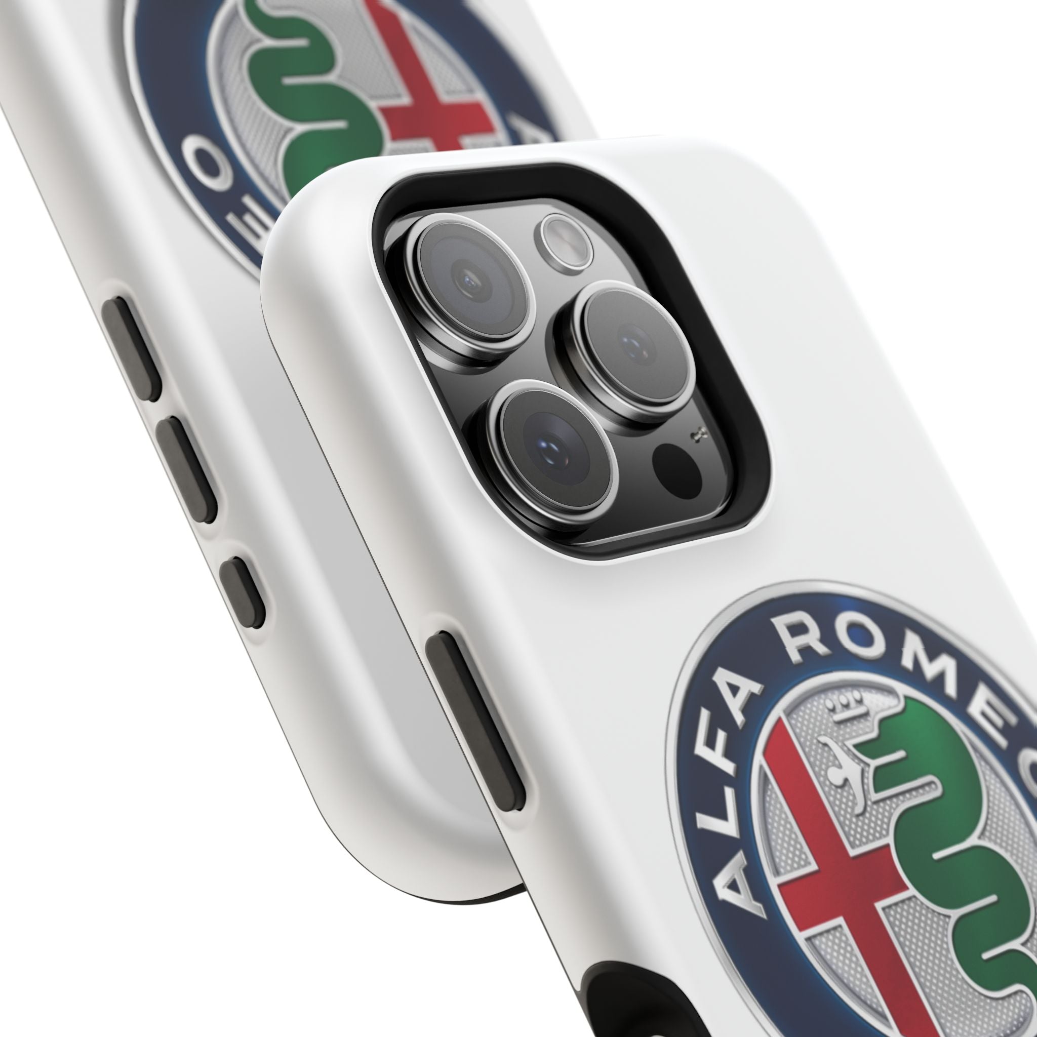 Alfa Romeo White Magnetic Tough Cases