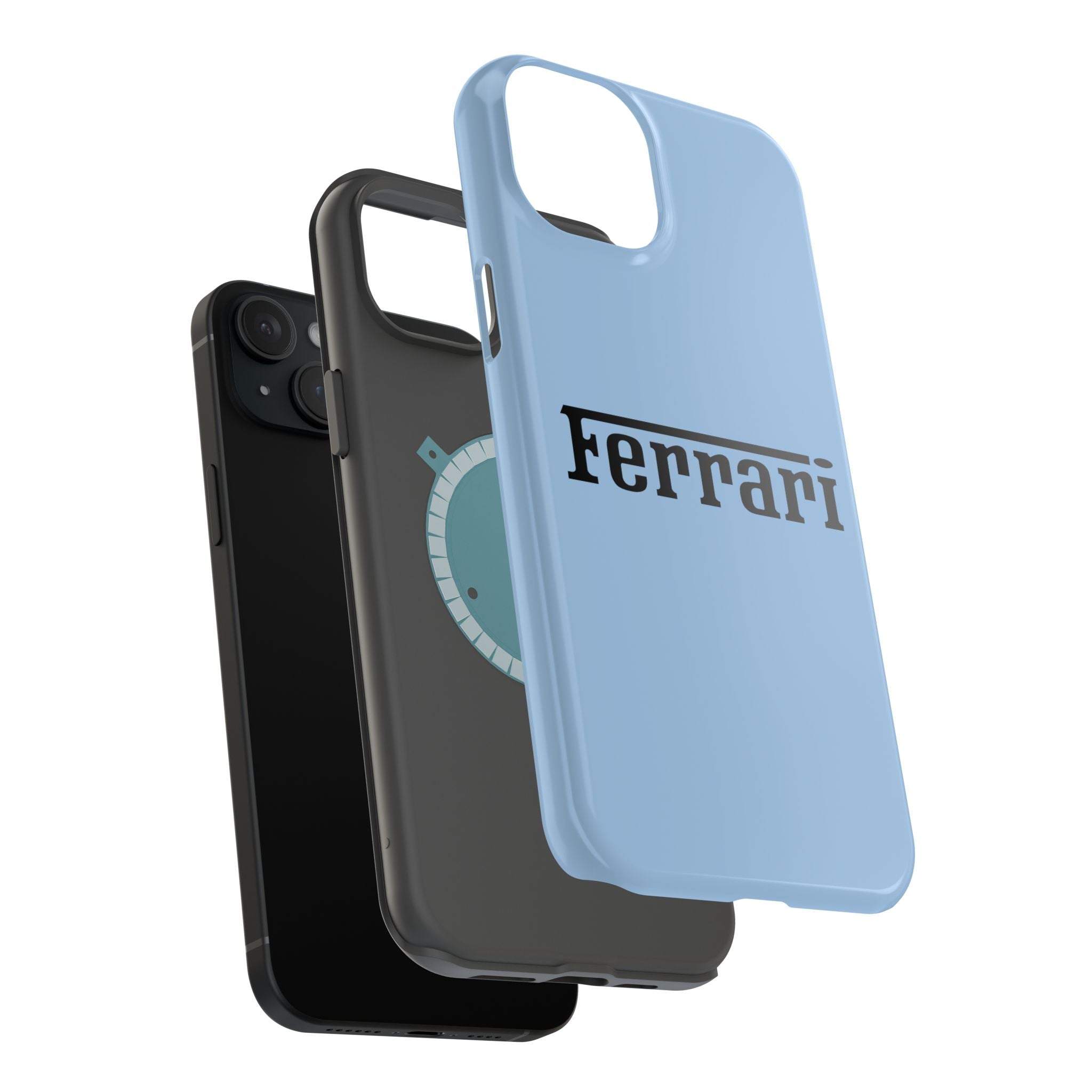 Ferrari Grigio Alloy inspired Magnetic Tough Cases