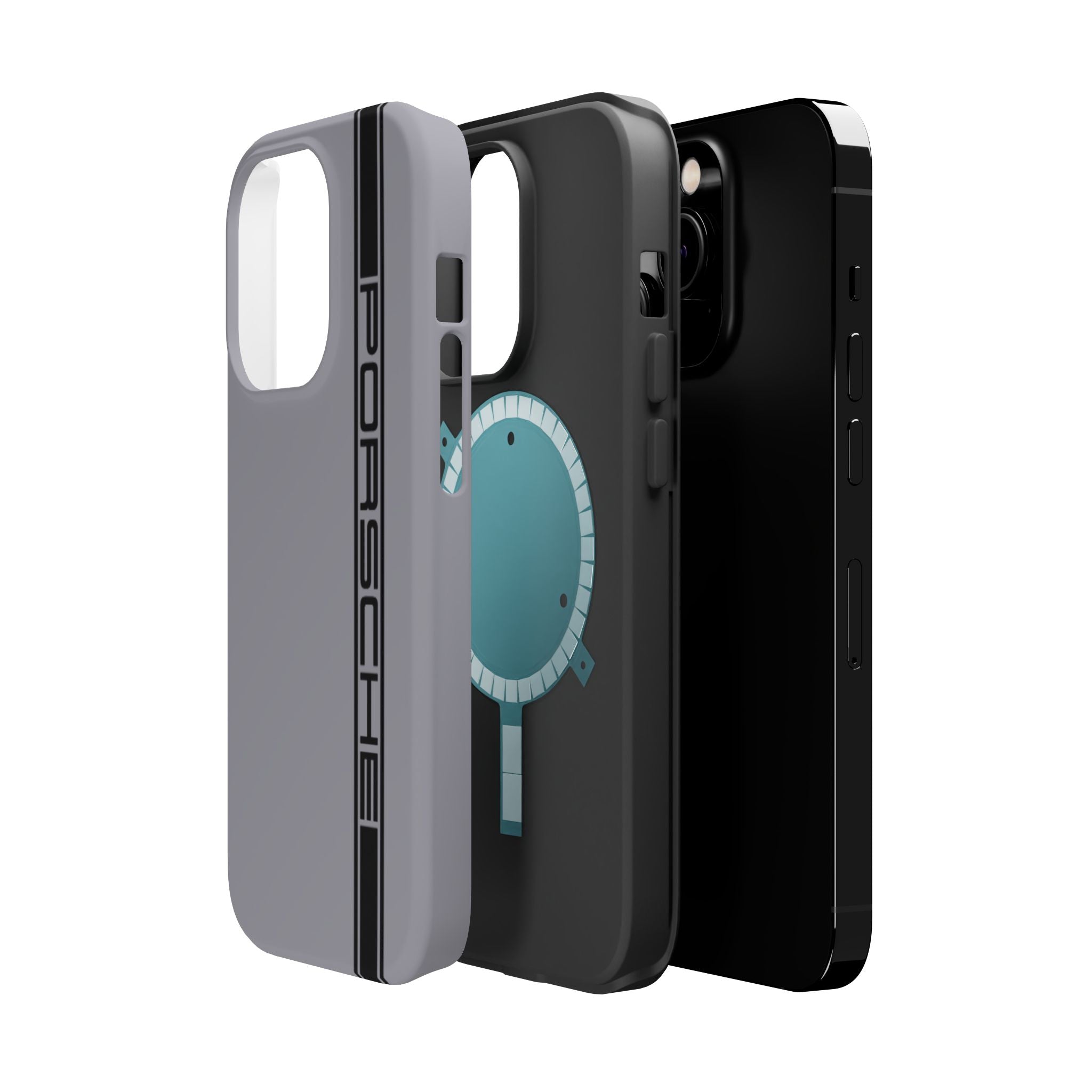 Porsche Chalk grey inspired Magnetic Tough Cases