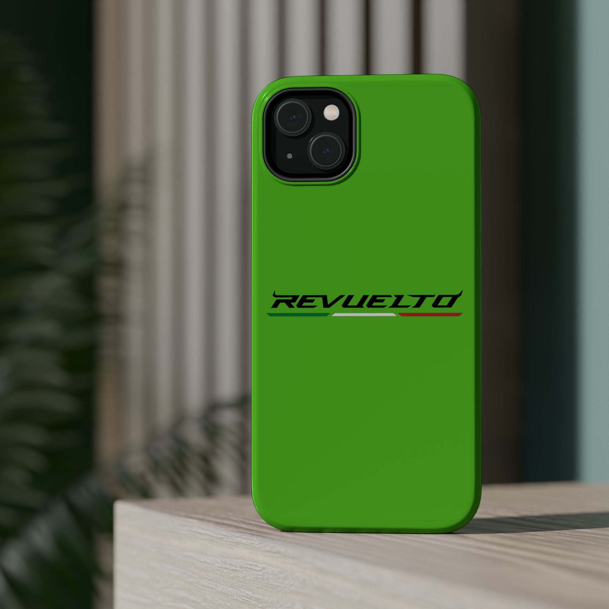 Lamborghini Revuelto Green inspired Magnetic Tough Cases