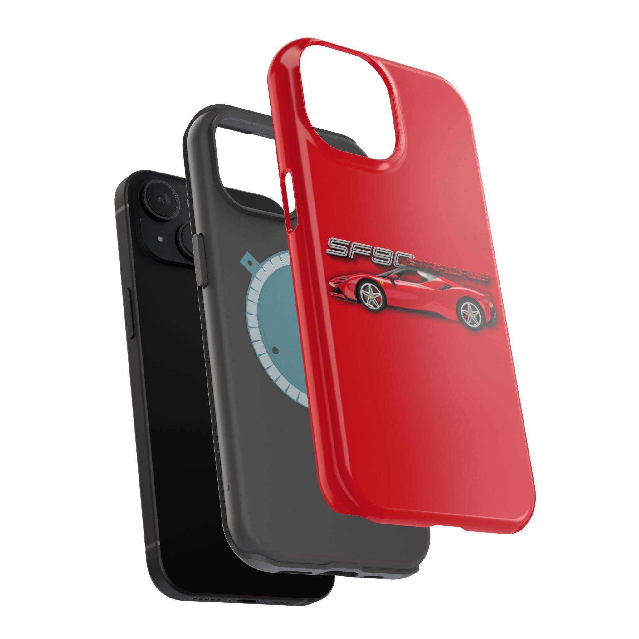 Ferrari SF90 Stradale inspired Magnetic Tough Cases