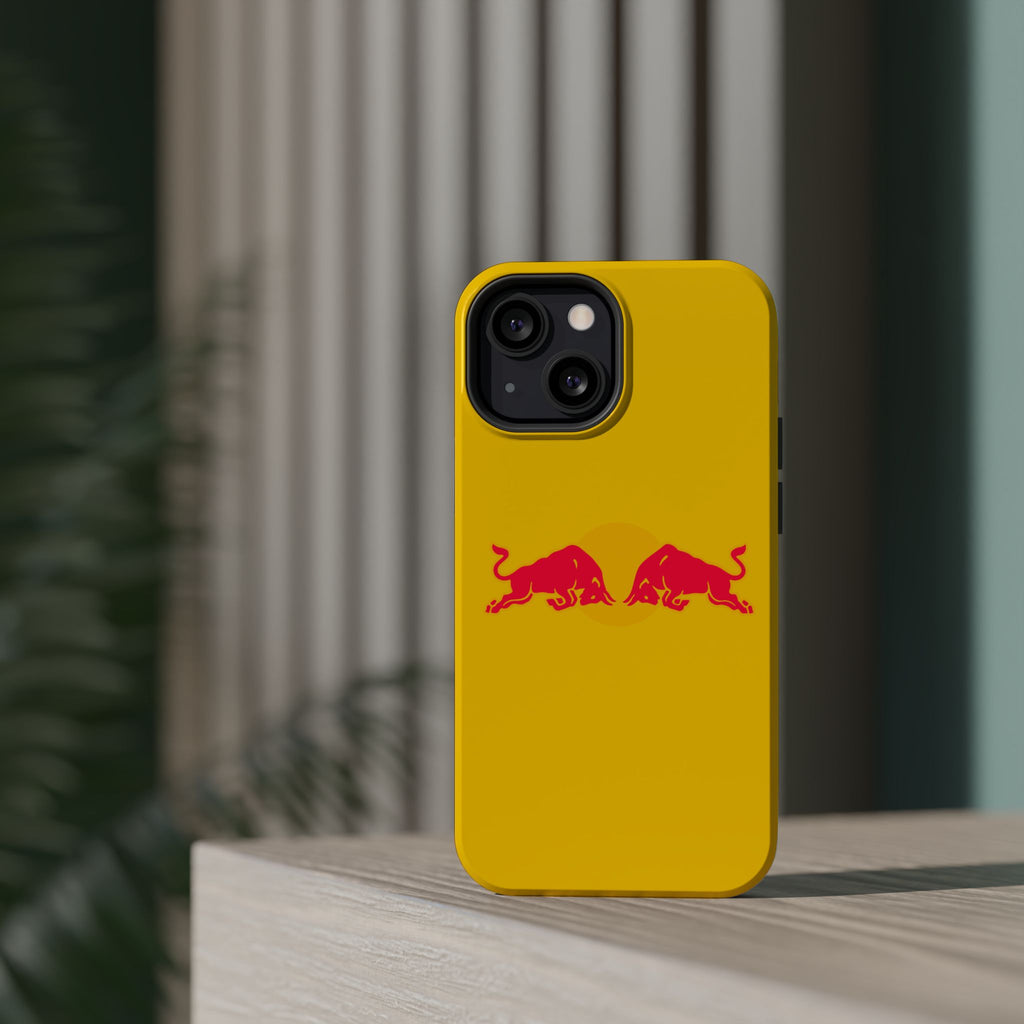 Red Bull yellow inspired Magnetic Tough Cases