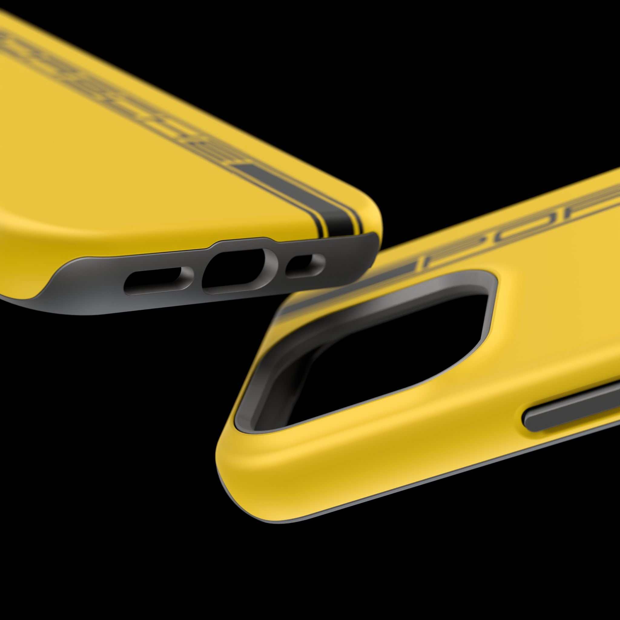 Porsche Speed yellow inspired Magnetic Tough Cases