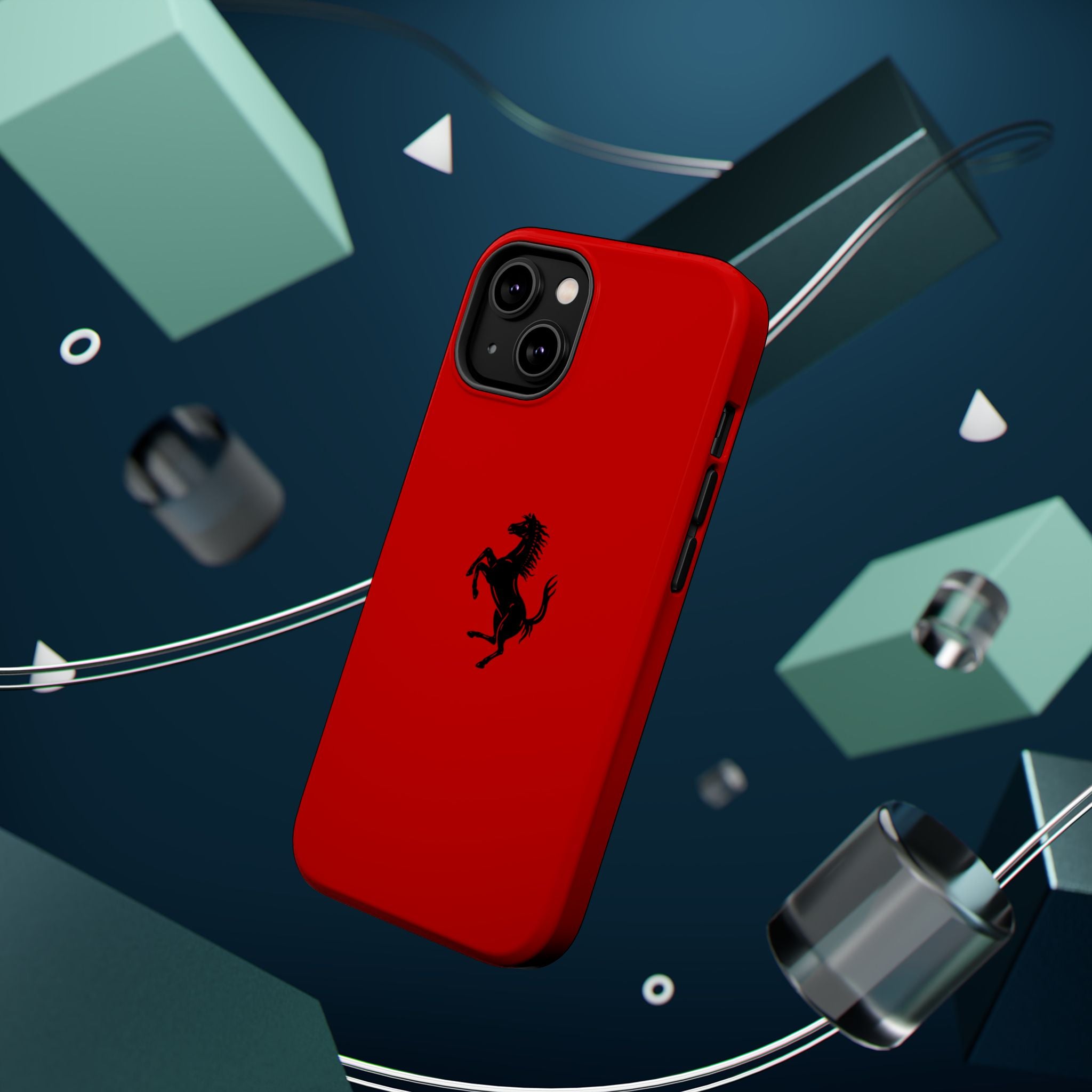 Ferrari horse Rosso corsa inspired Magnetic Tough Cases
