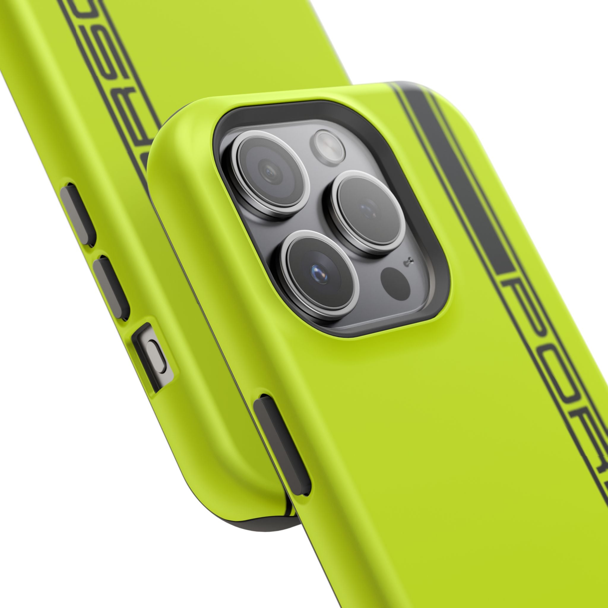 Porsche Acid Green Magnetic Tough Cases