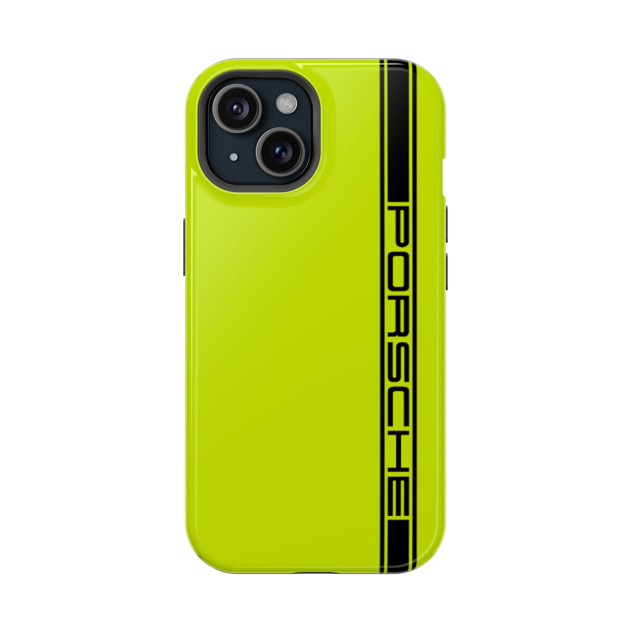 Porsche Acid Green Magnetic Tough Cases