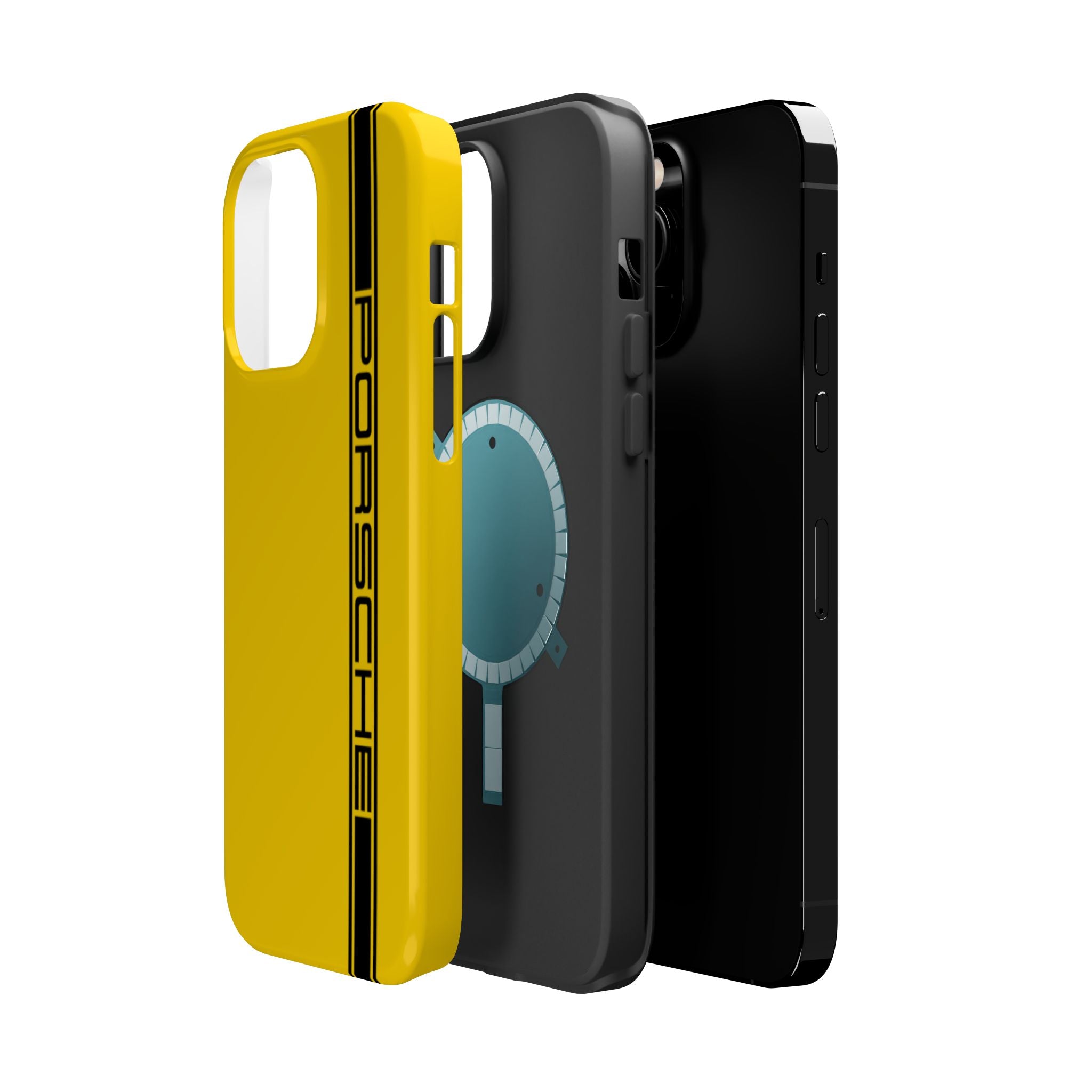 Porsche Speed yellow inspired Magnetic Tough Cases