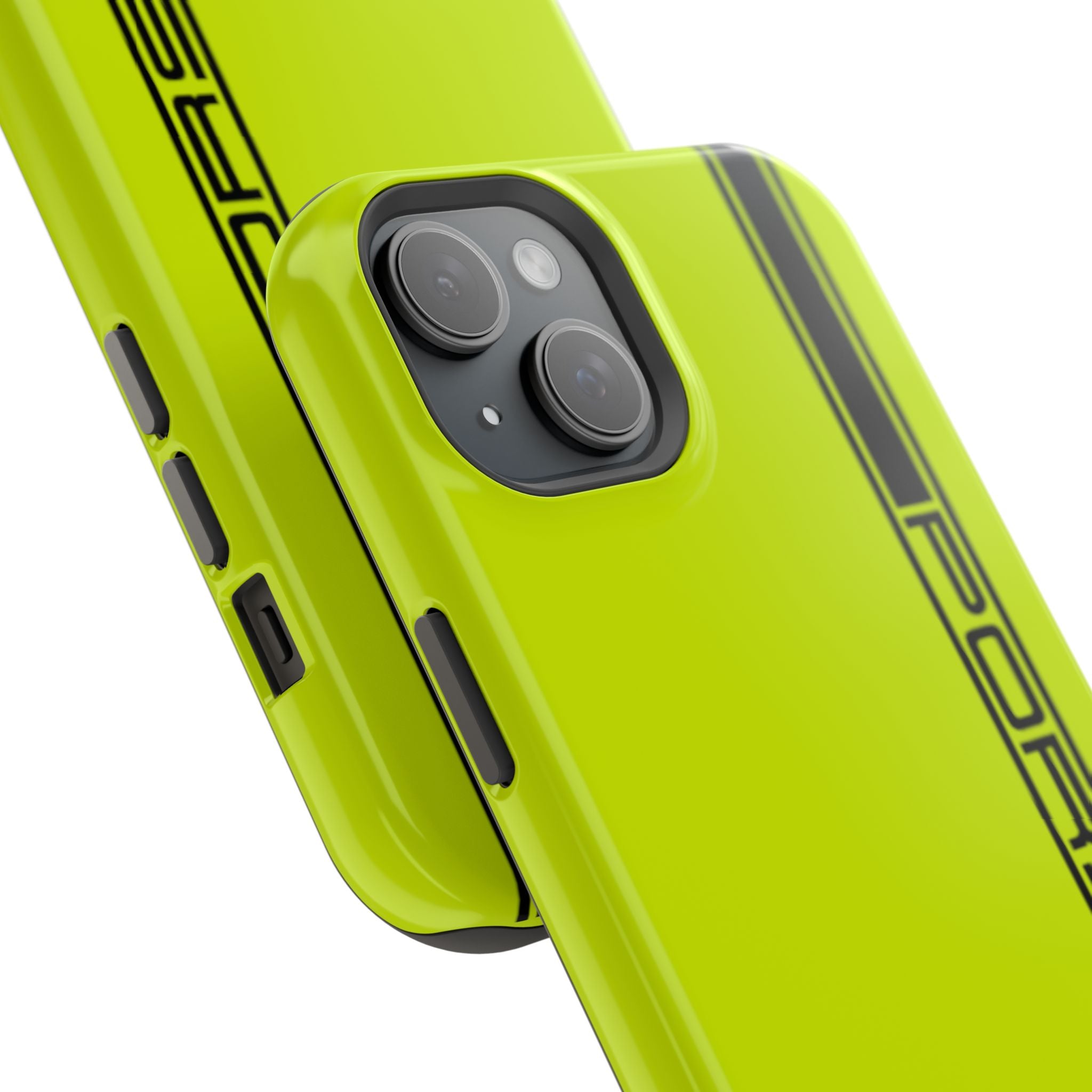 Porsche Acid Green Magnetic Tough Cases