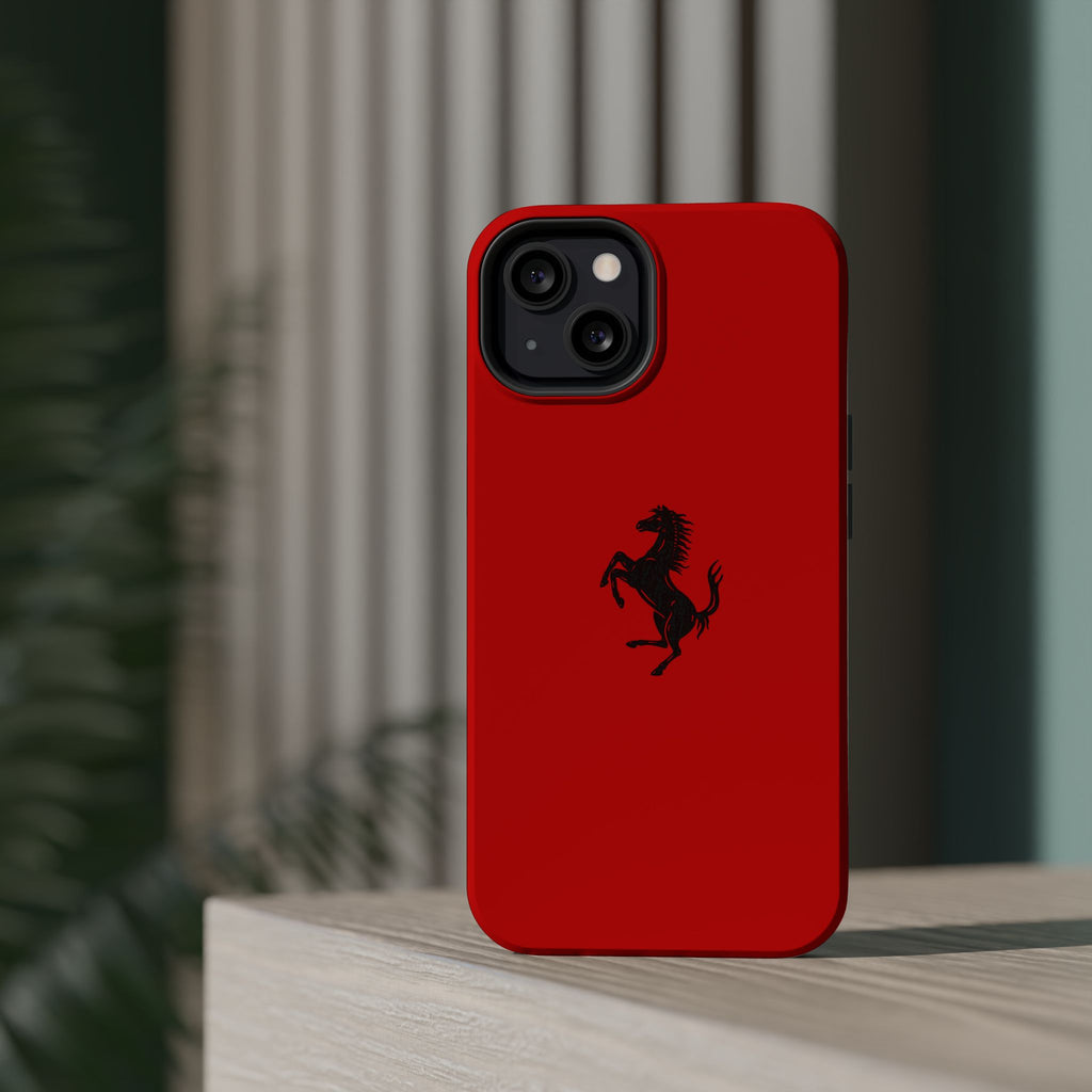 Ferrari horse Rosso corsa inspired Magnetic Tough Cases
