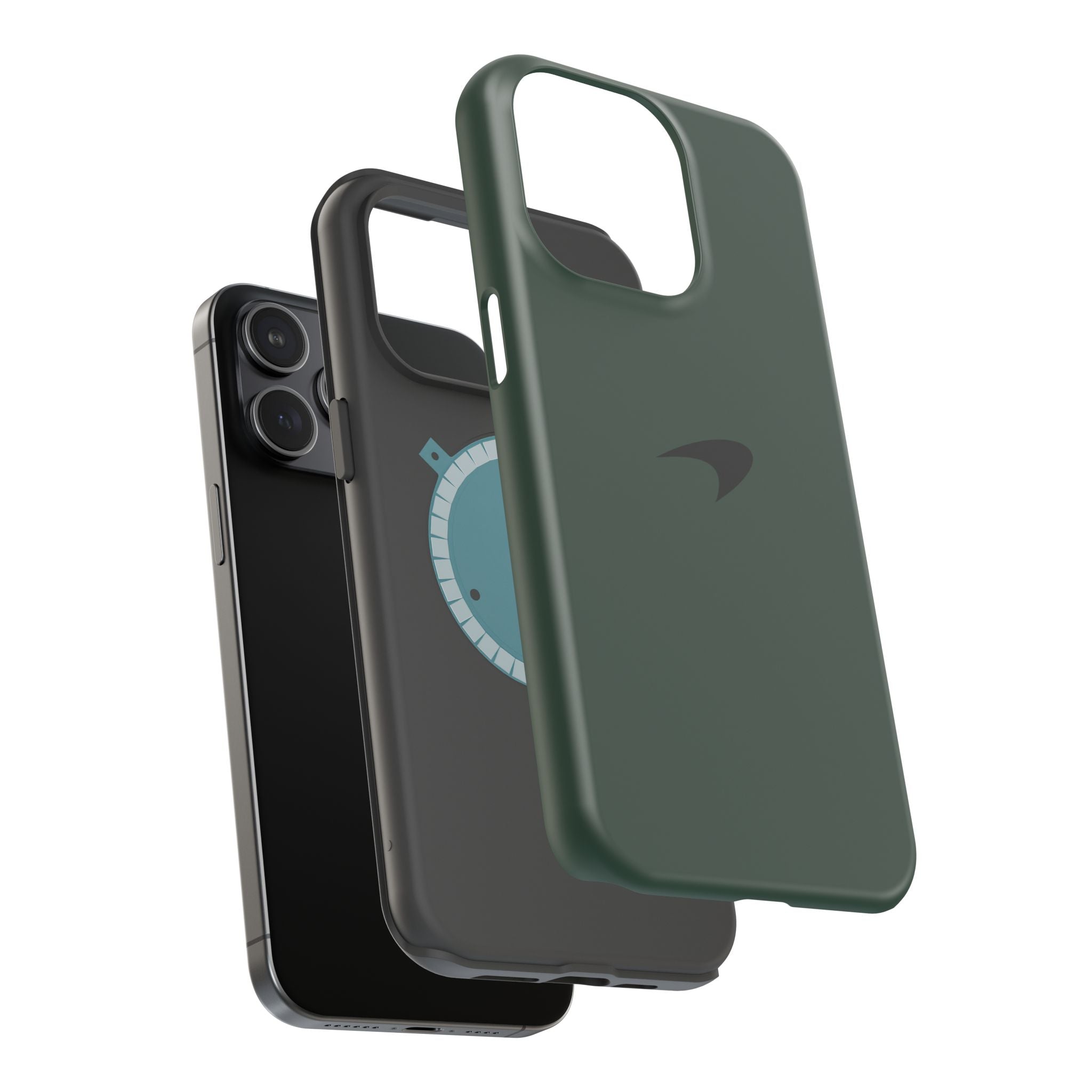 Racing green mclaren inspired Magnetic Tough Cases