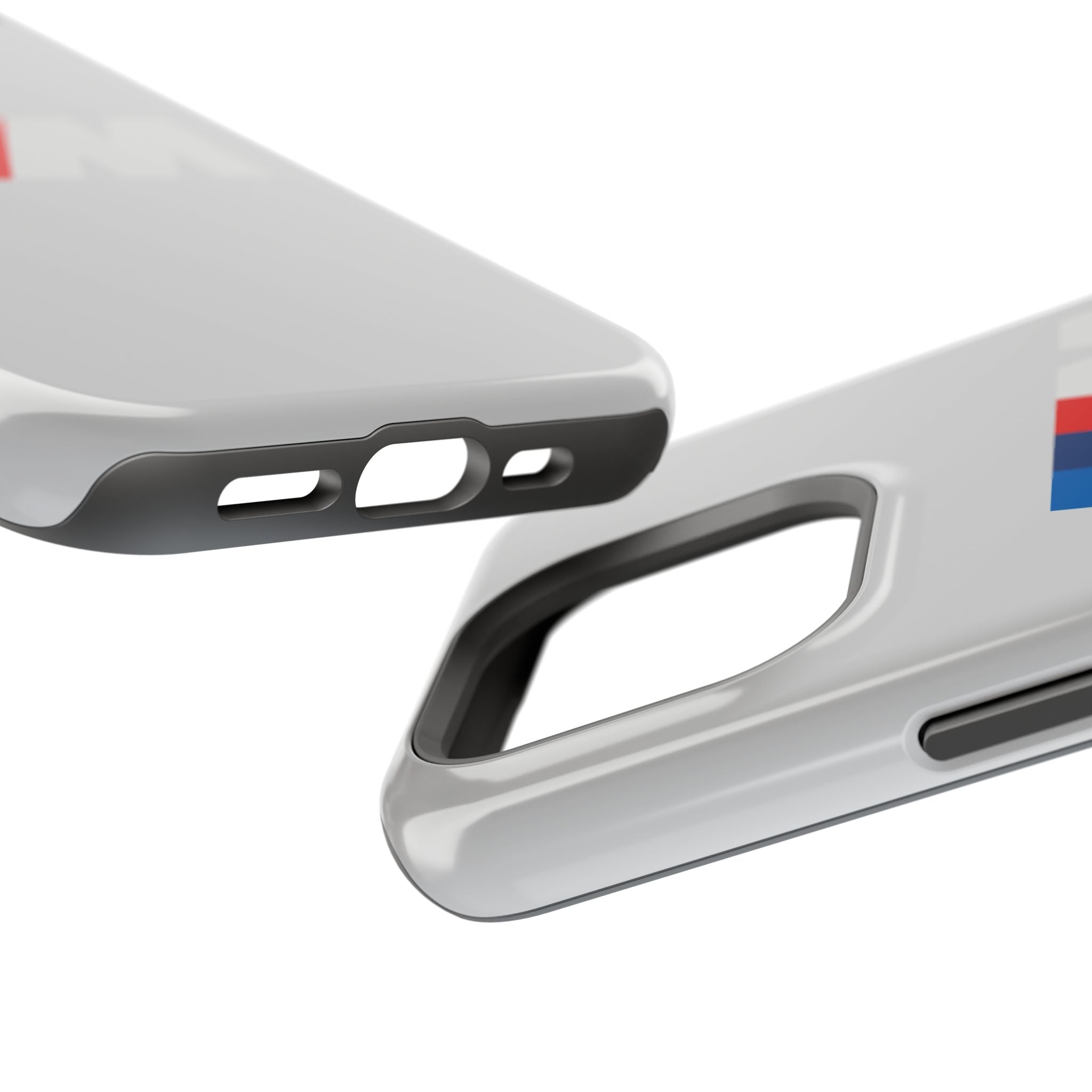 M badge inspired Magnetic Tough Cases