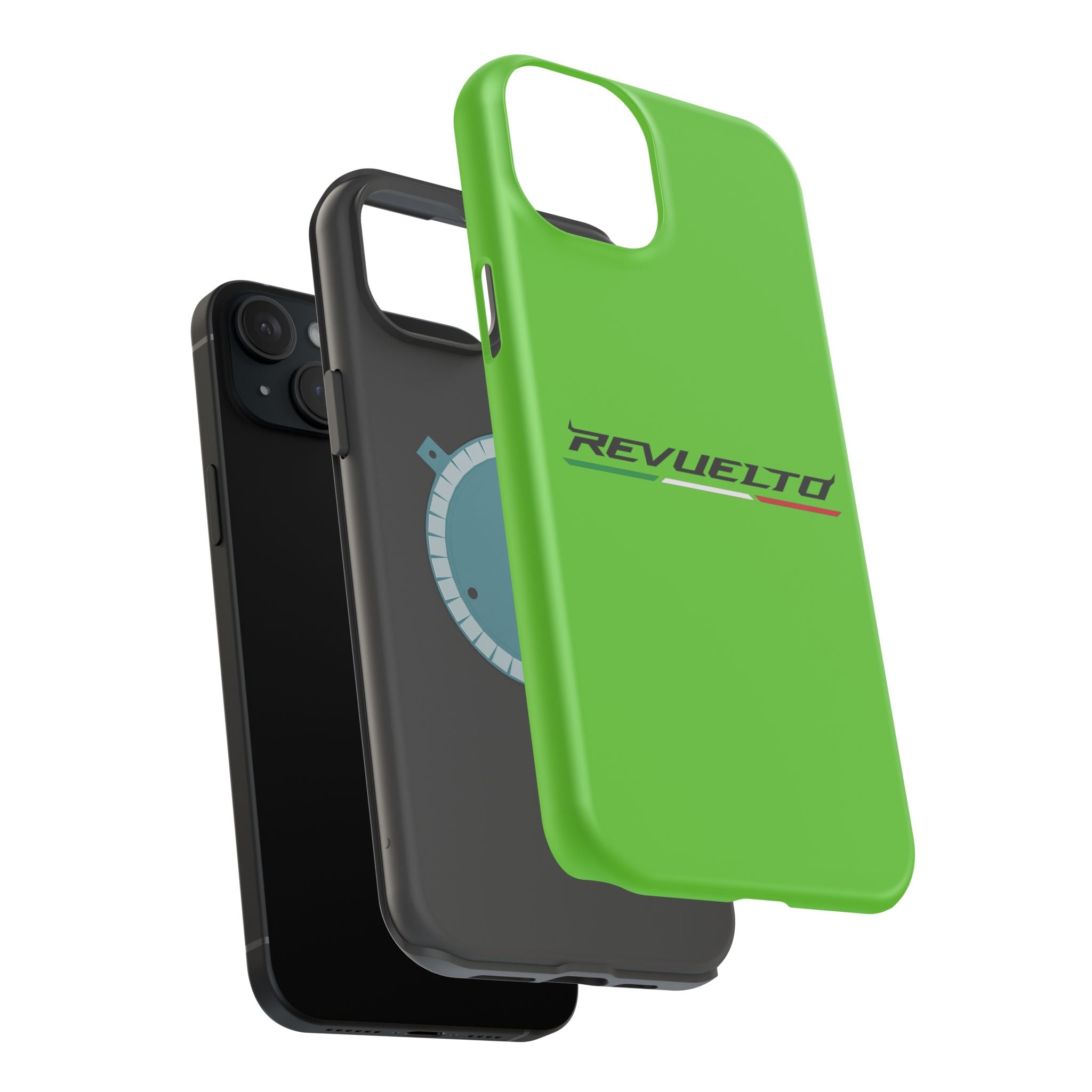 Lamborghini Revuelto Green inspired Magnetic Tough Cases