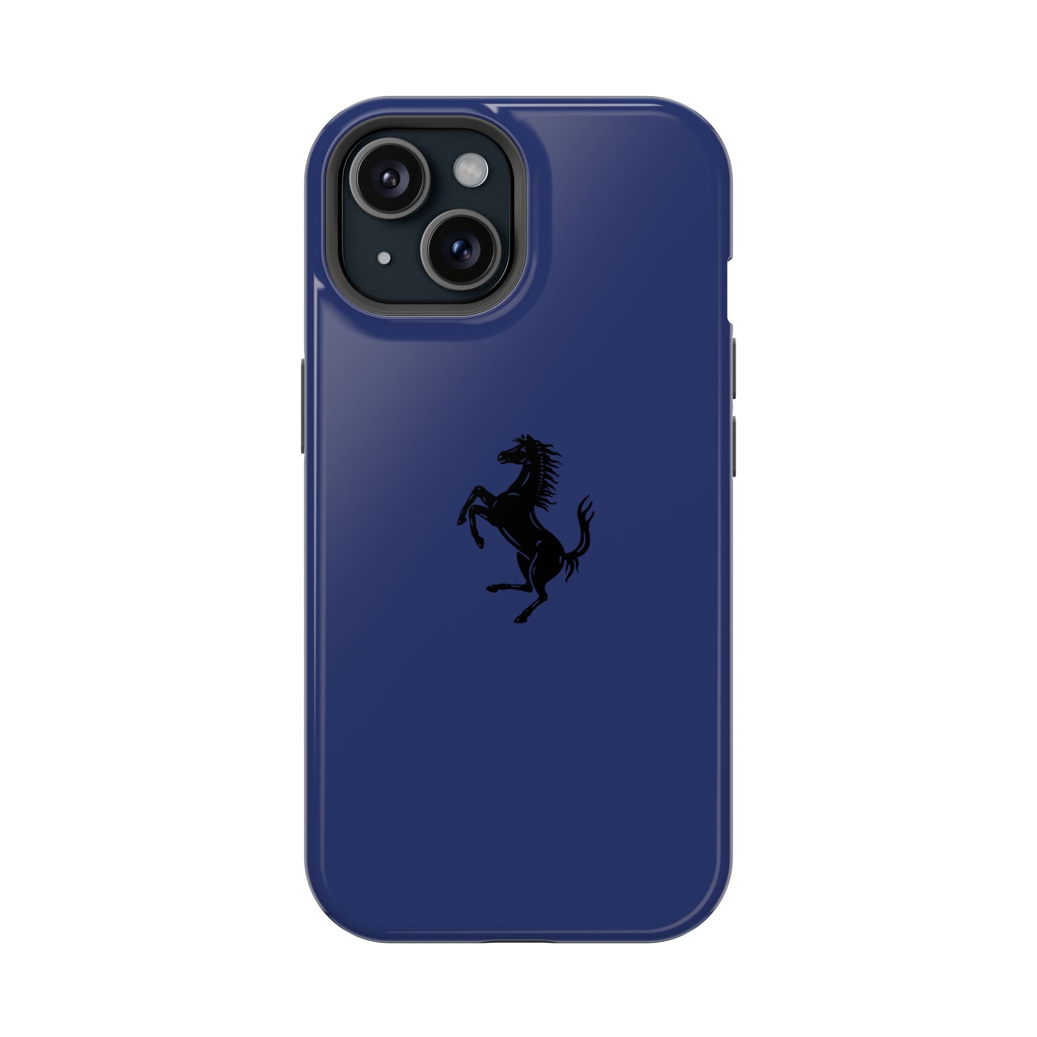 Ferrari horse Blue pozzi inspired Magnetic Tough Cases