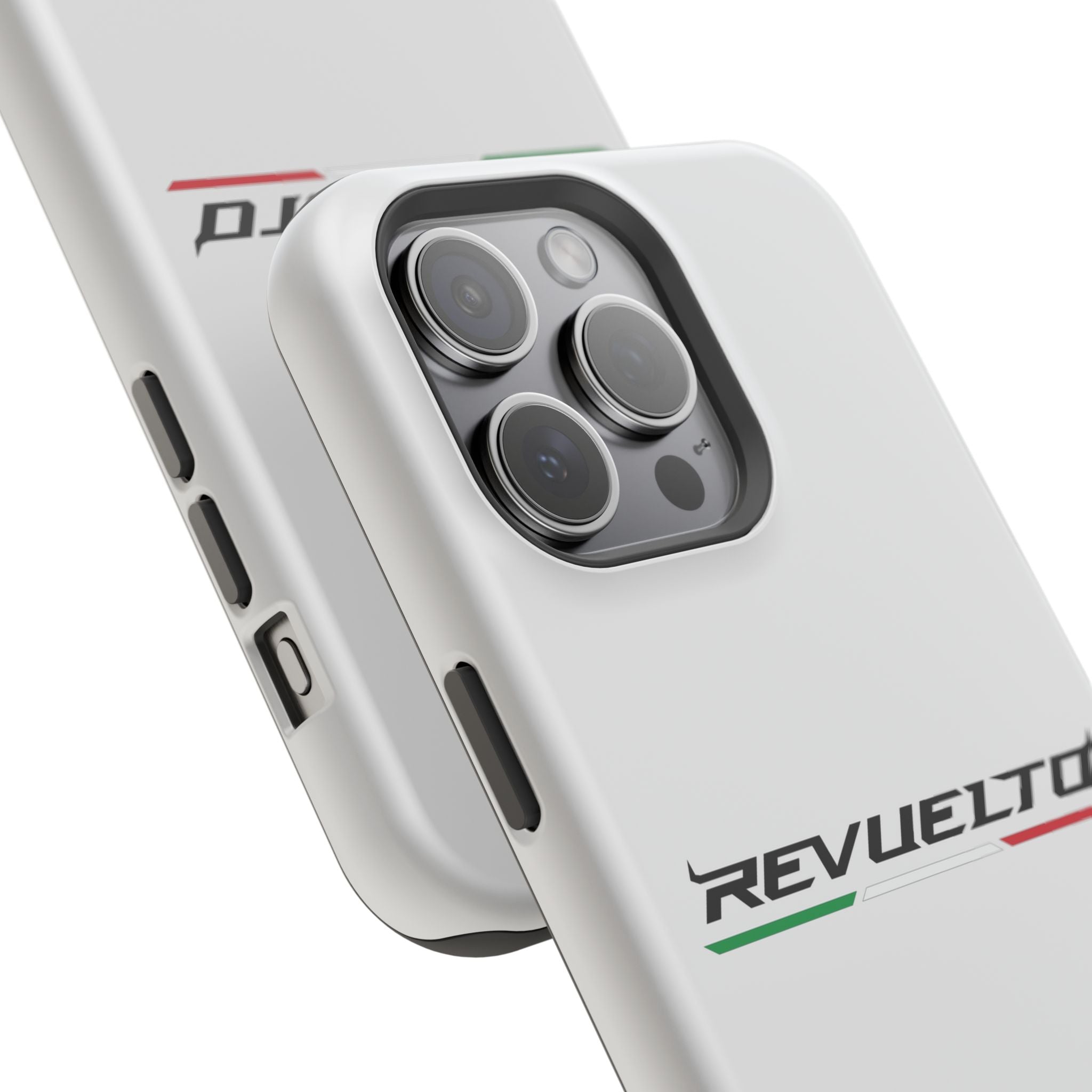 Lamborghini Revuelto White inspired Magnetic Tough Cases