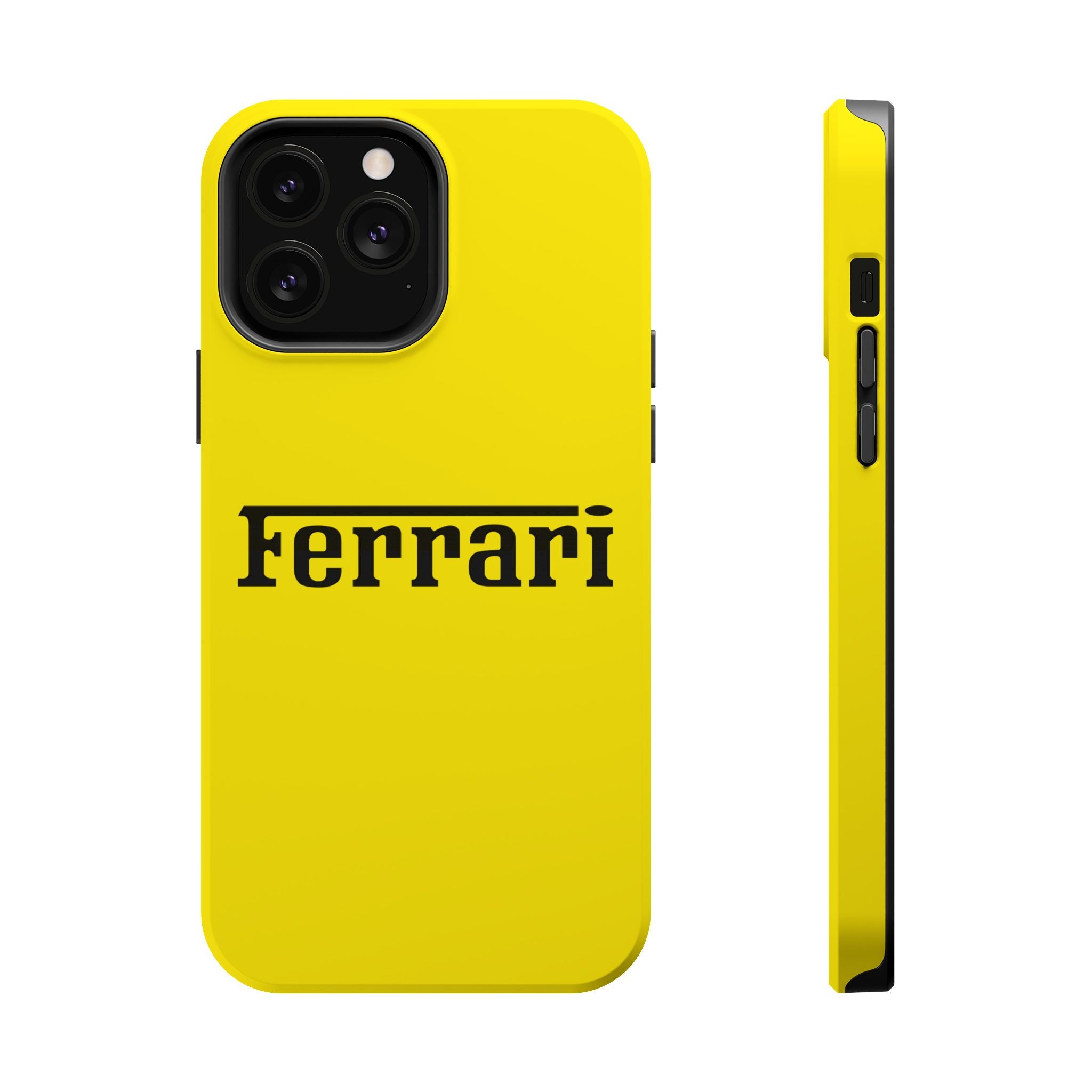 Ferrari Giallo Modena Inspired Magnetic Tough Cases