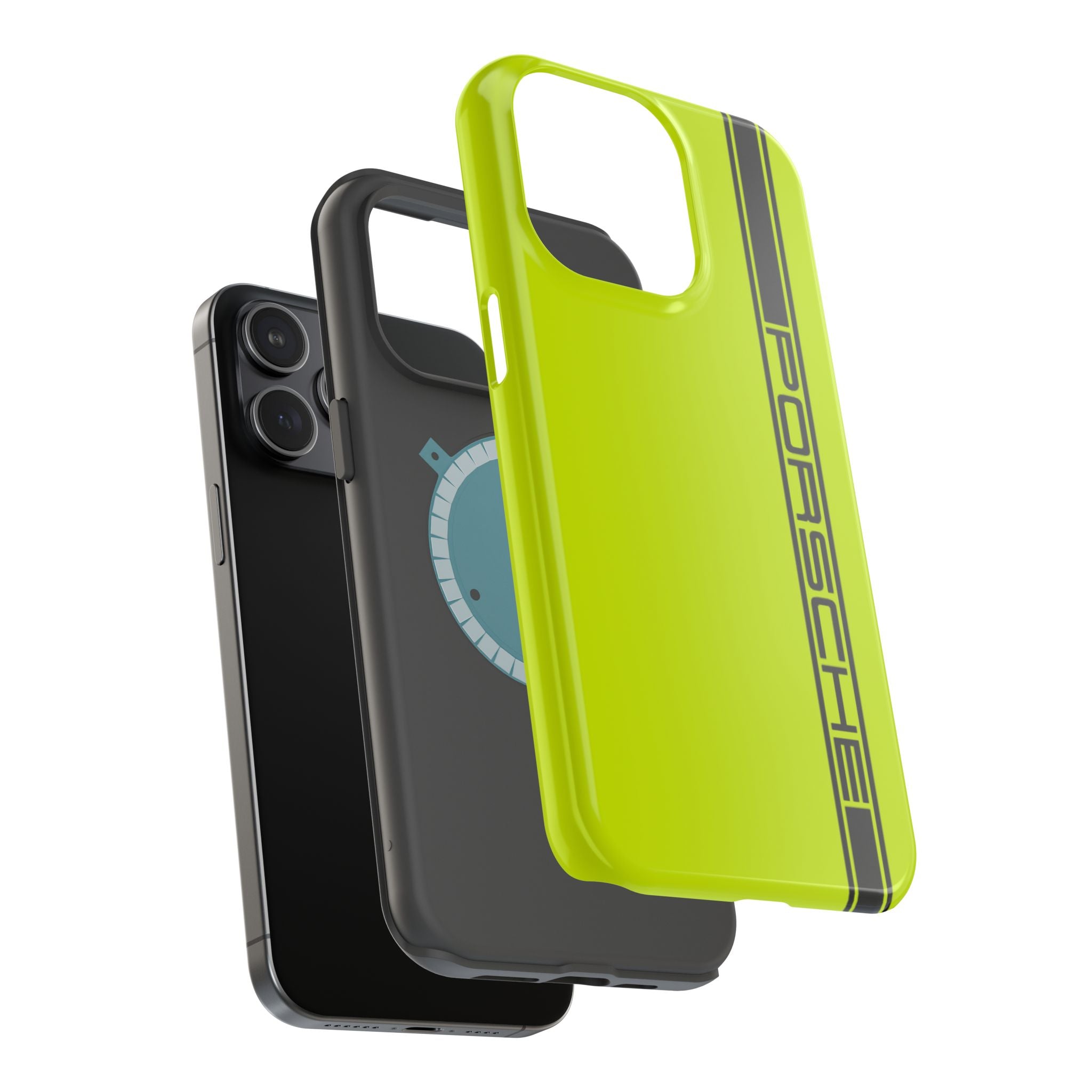 Porsche Acid Green Magnetic Tough Cases