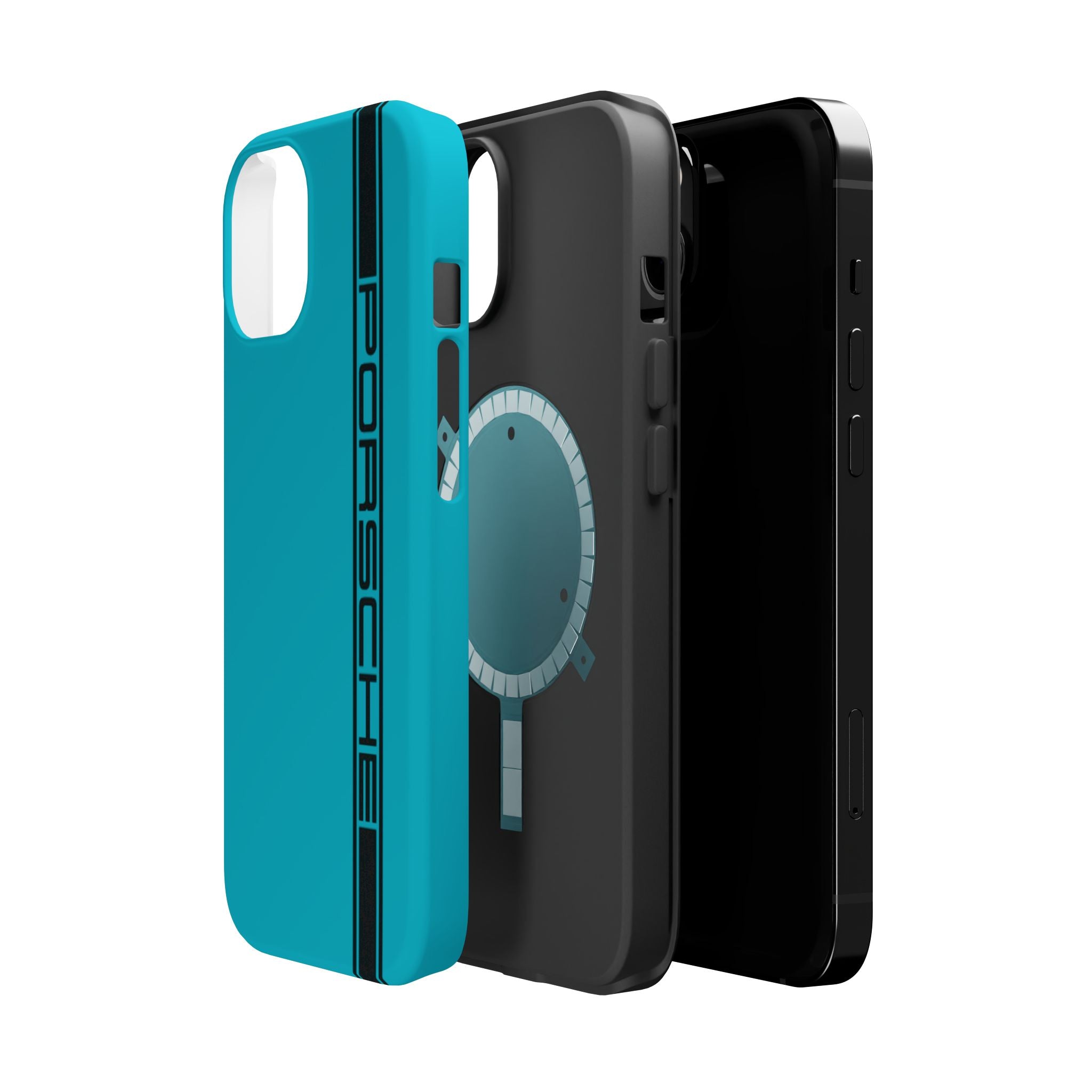 Porsche Miami blue inspired Magnetic Tough Cases
