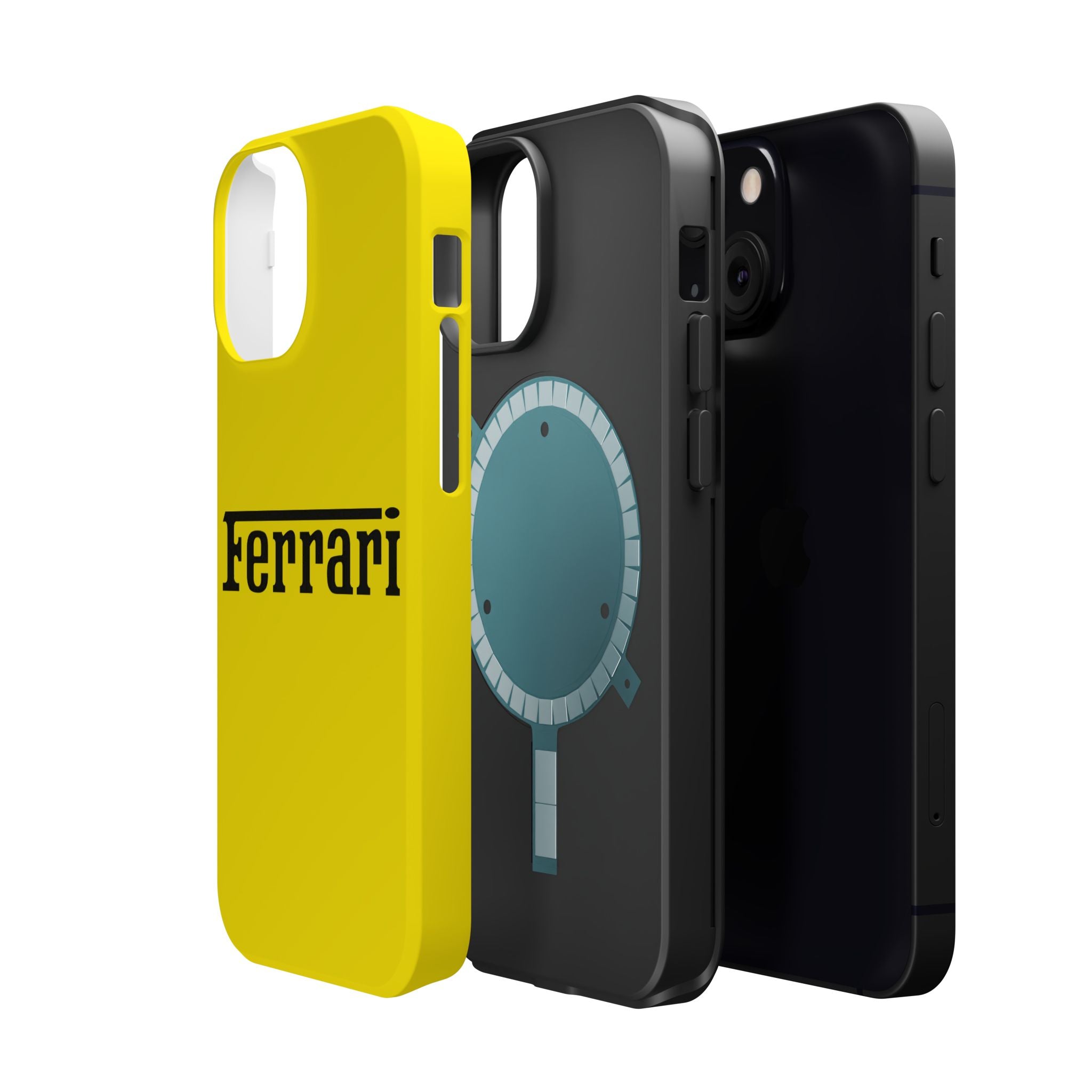 Ferrari Giallo Modena Inspired Magnetic Tough Cases