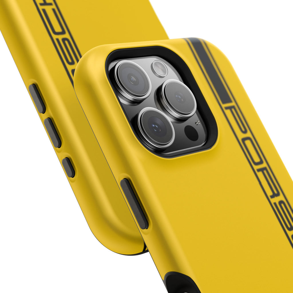 Porsche Speed yellow inspired Magnetic Tough Cases