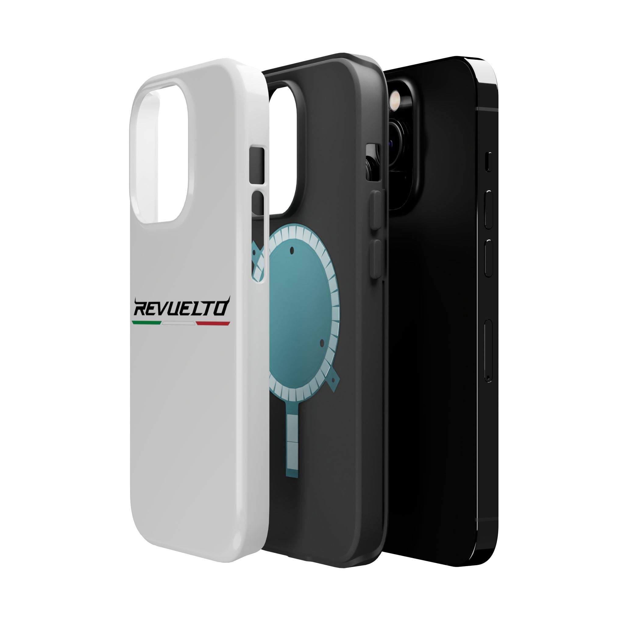 Lamborghini Revuelto White inspired Magnetic Tough Cases