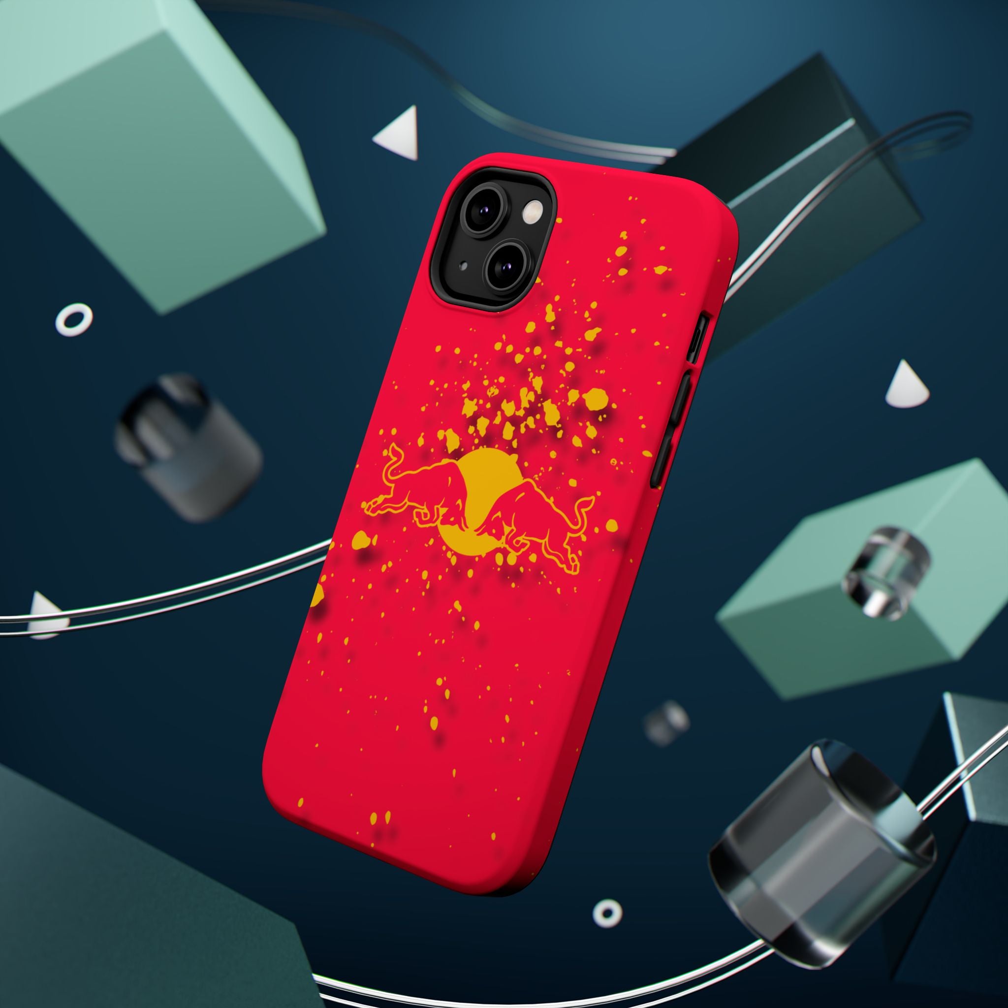 Red Bull with yellow splash inspired Magnetic Tough Cases