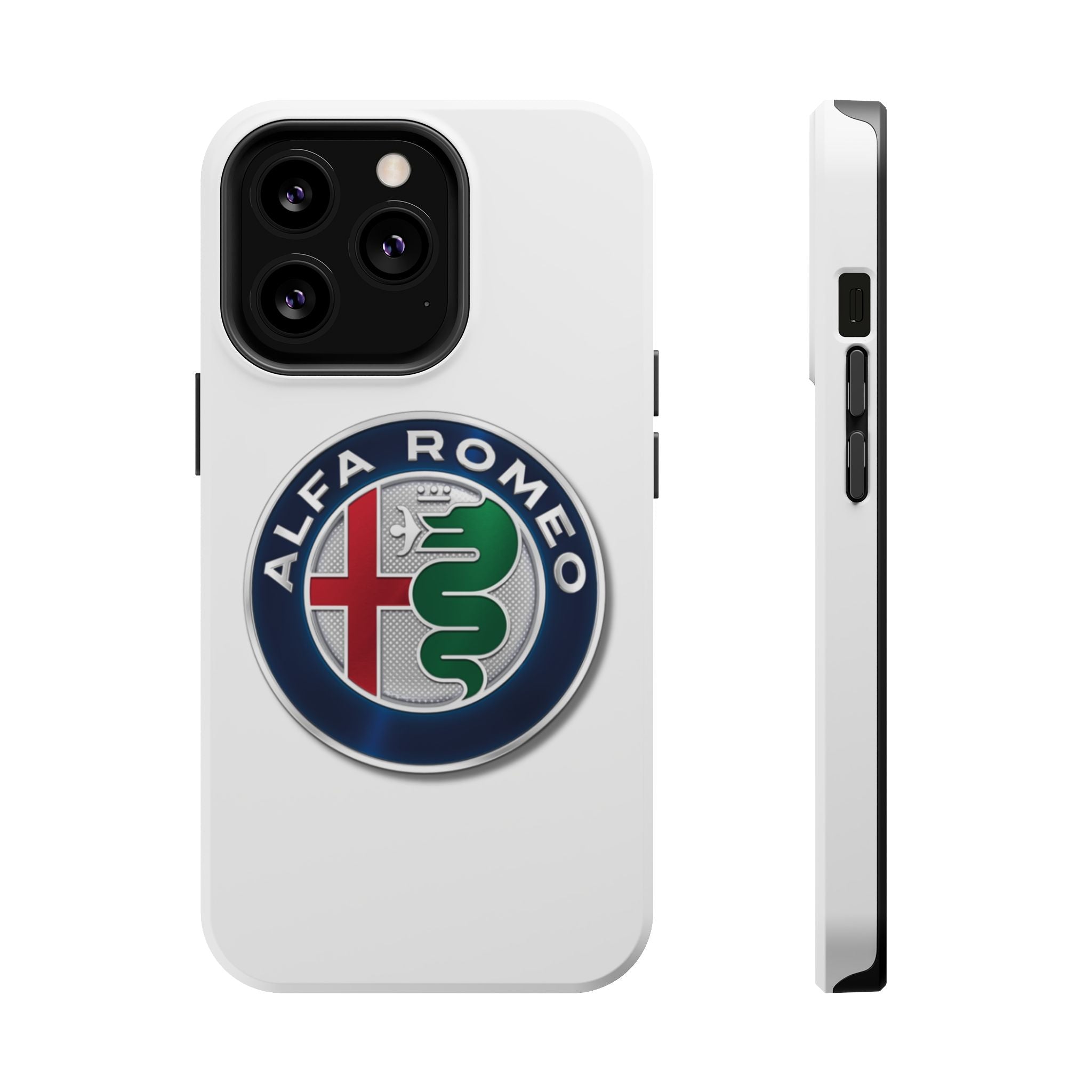 Alfa Romeo White Magnetic Tough Cases