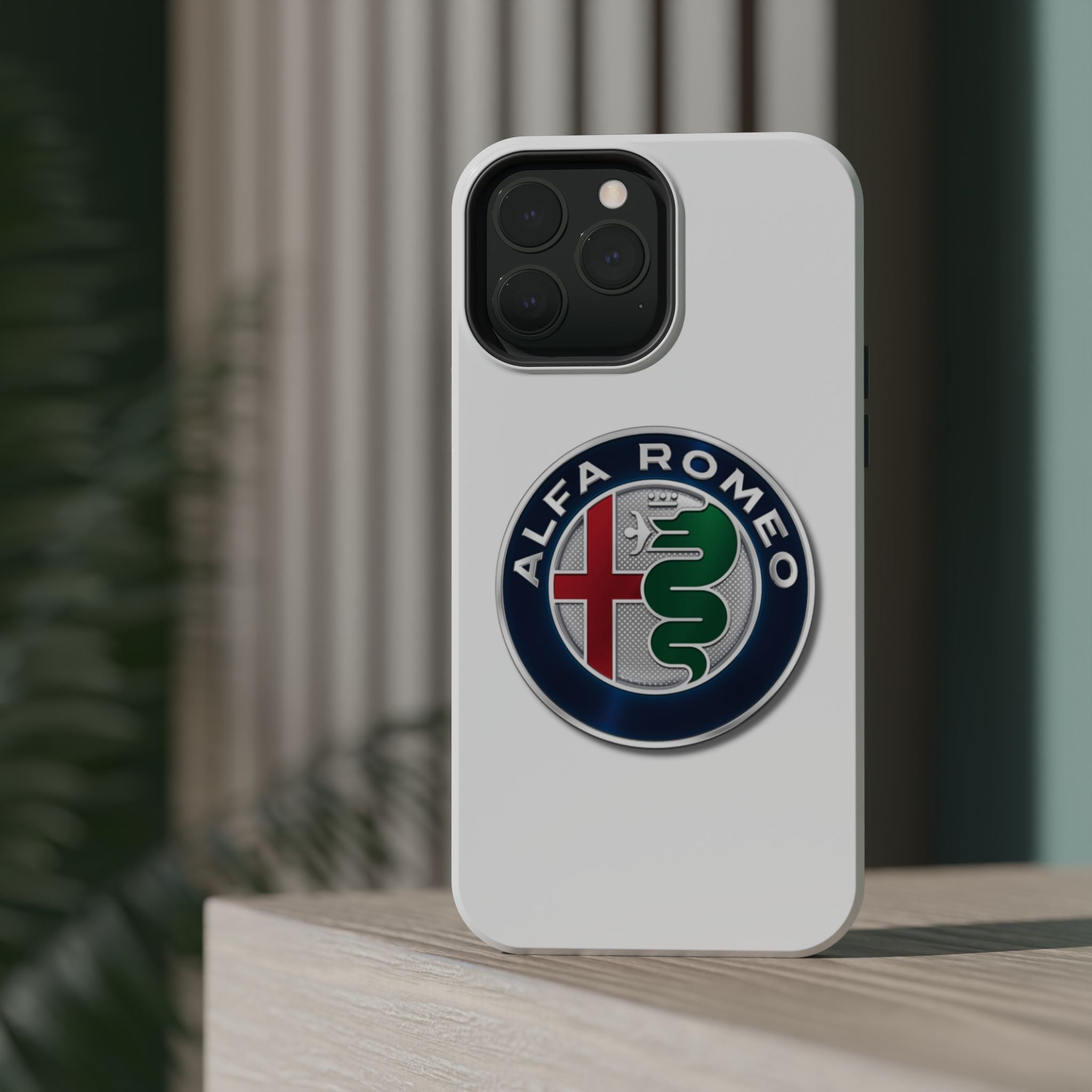 Alfa Romeo White Magnetic Tough Cases