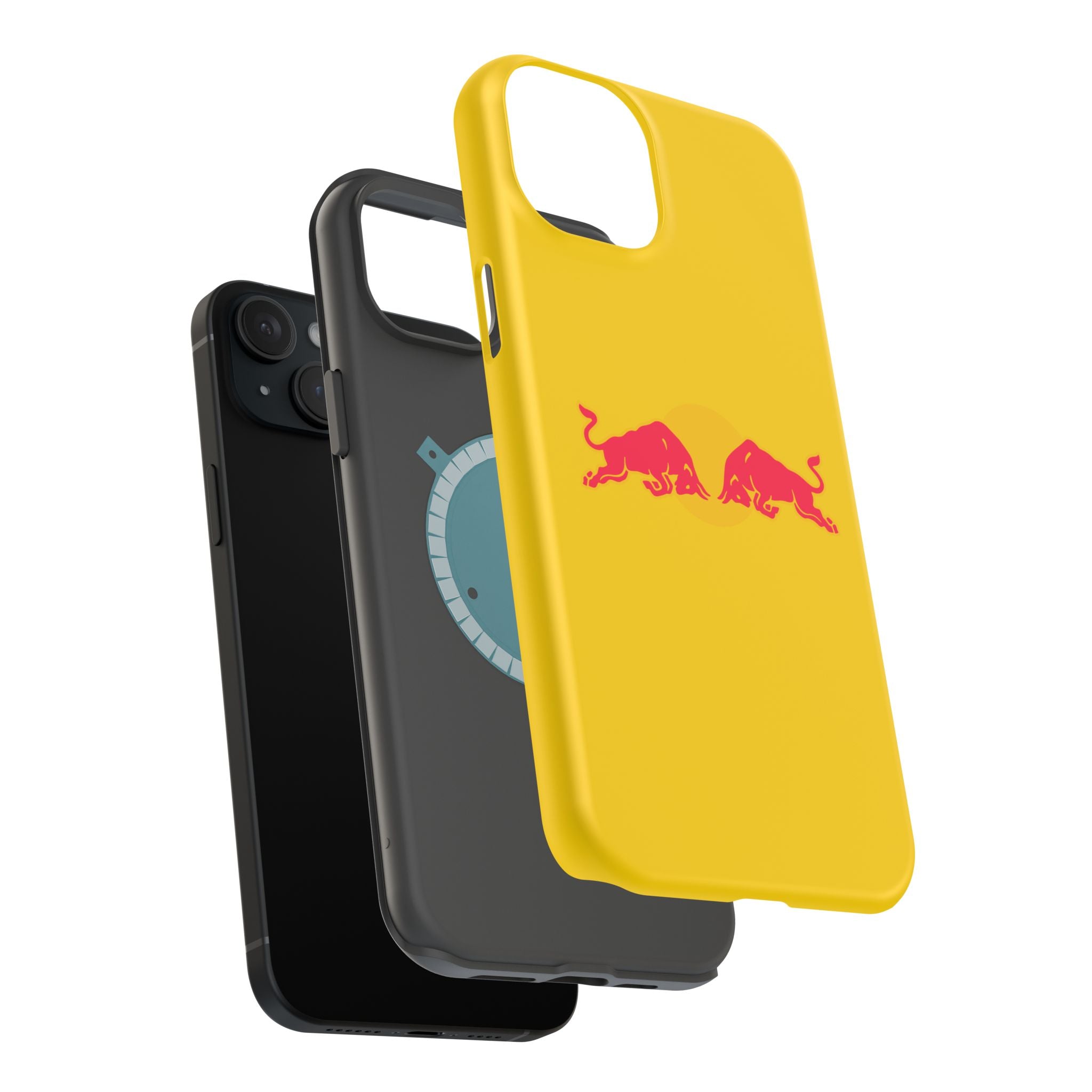 Red Bull yellow inspired Magnetic Tough Cases