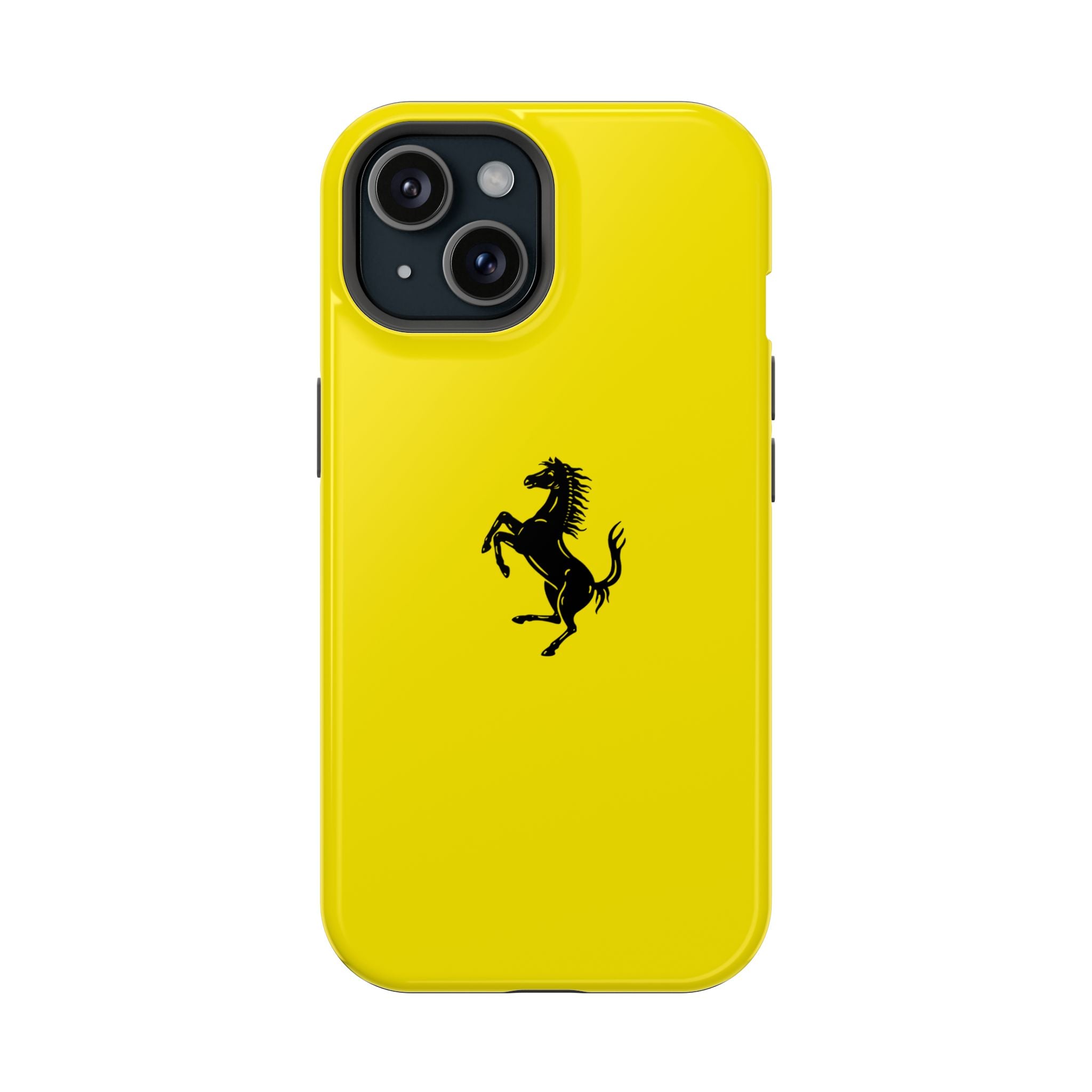 Ferrari horse Giallo Modena inspired Tough Cases