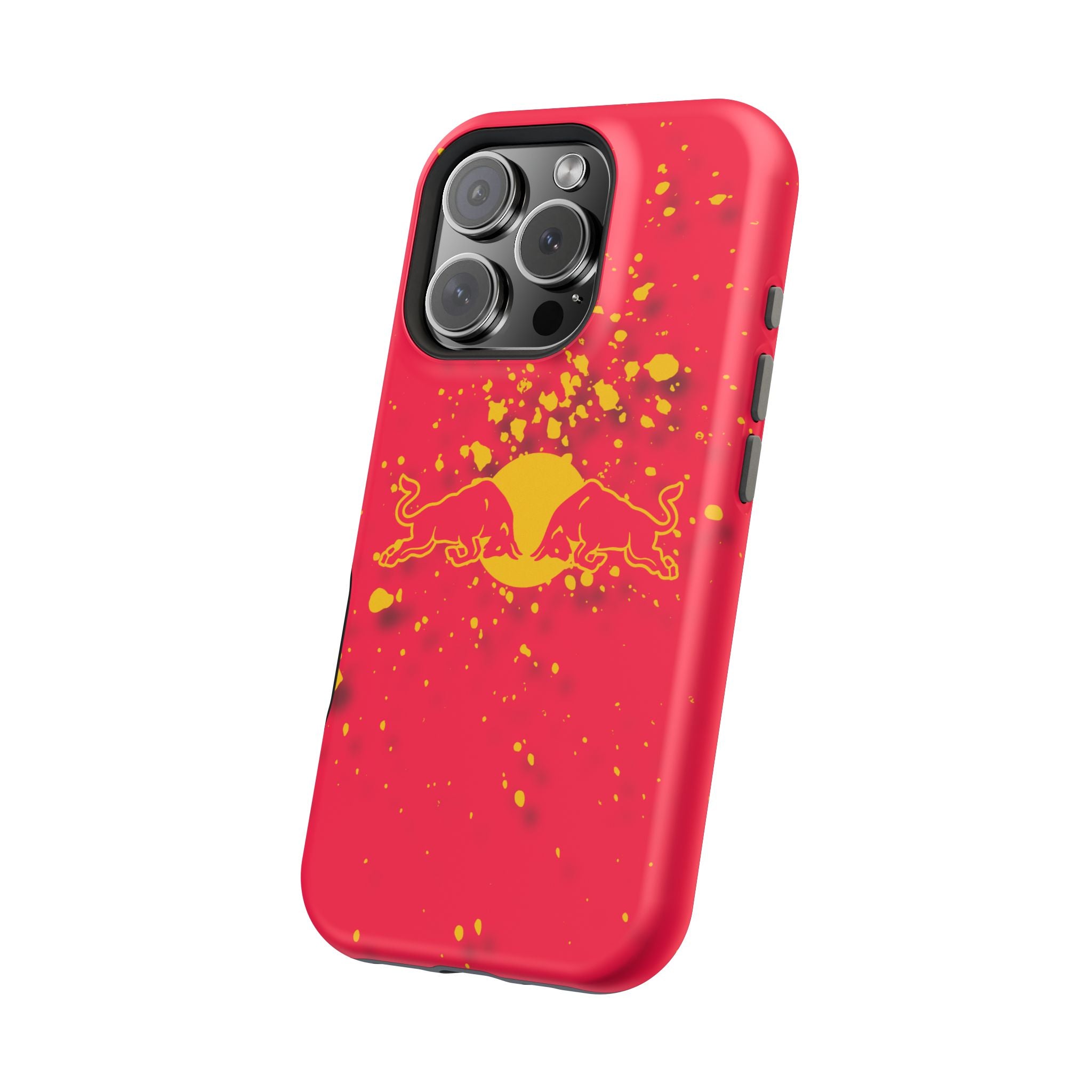 Red Bull with yellow splash inspired Magnetic Tough Cases