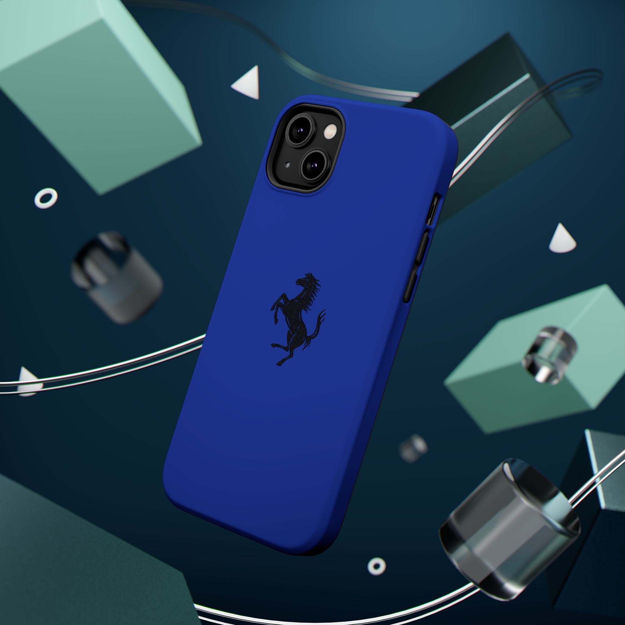 Ferrari horse blu Tour de France inspired Magnetic Tough Cases