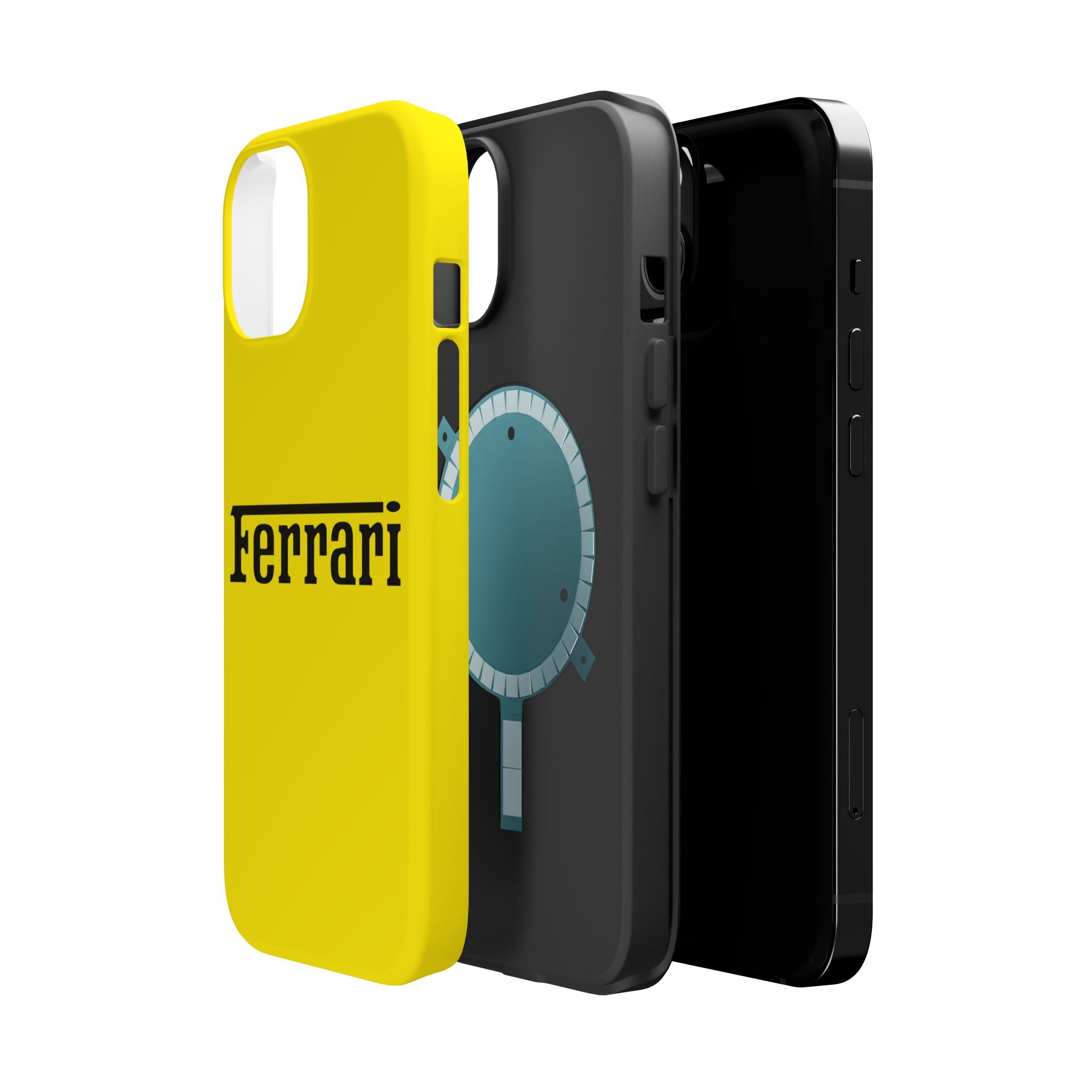 Ferrari Giallo Modena Inspired Magnetic Tough Cases