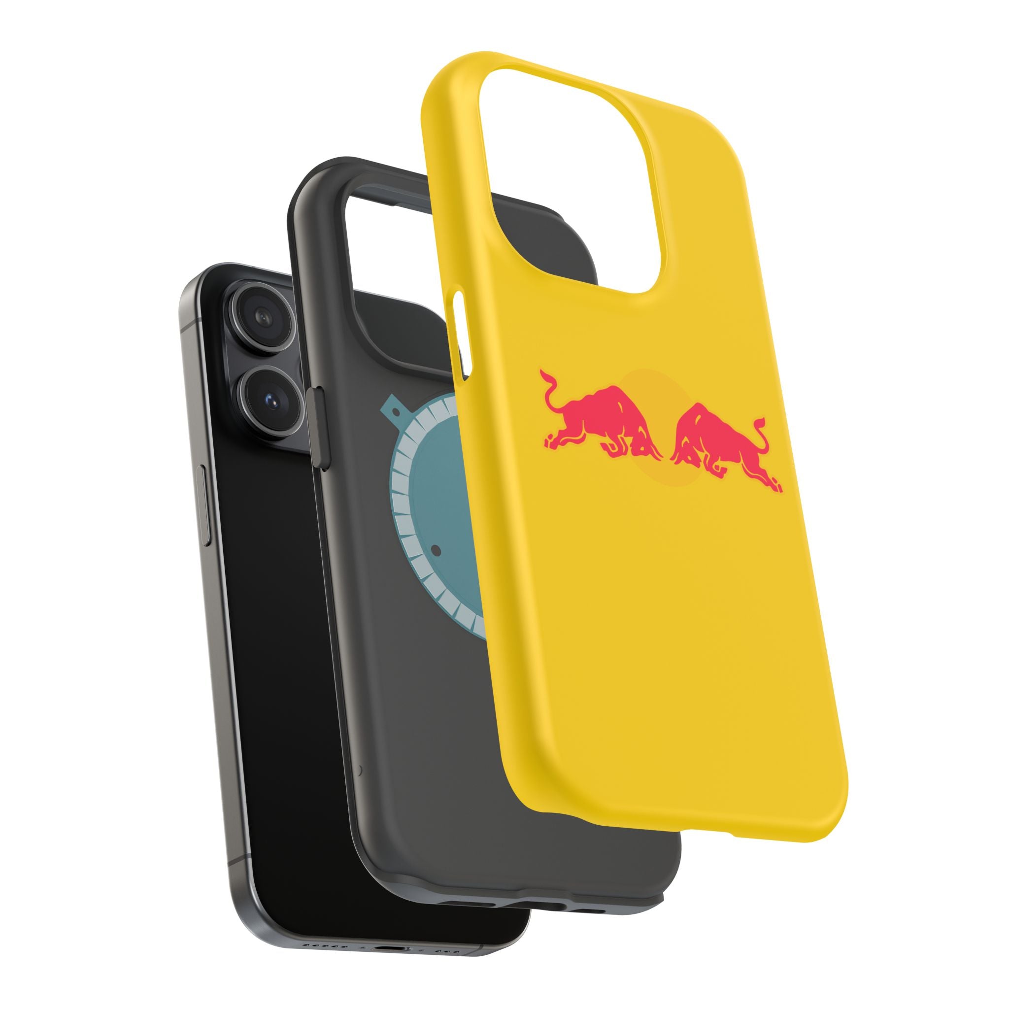 Red Bull yellow inspired Magnetic Tough Cases