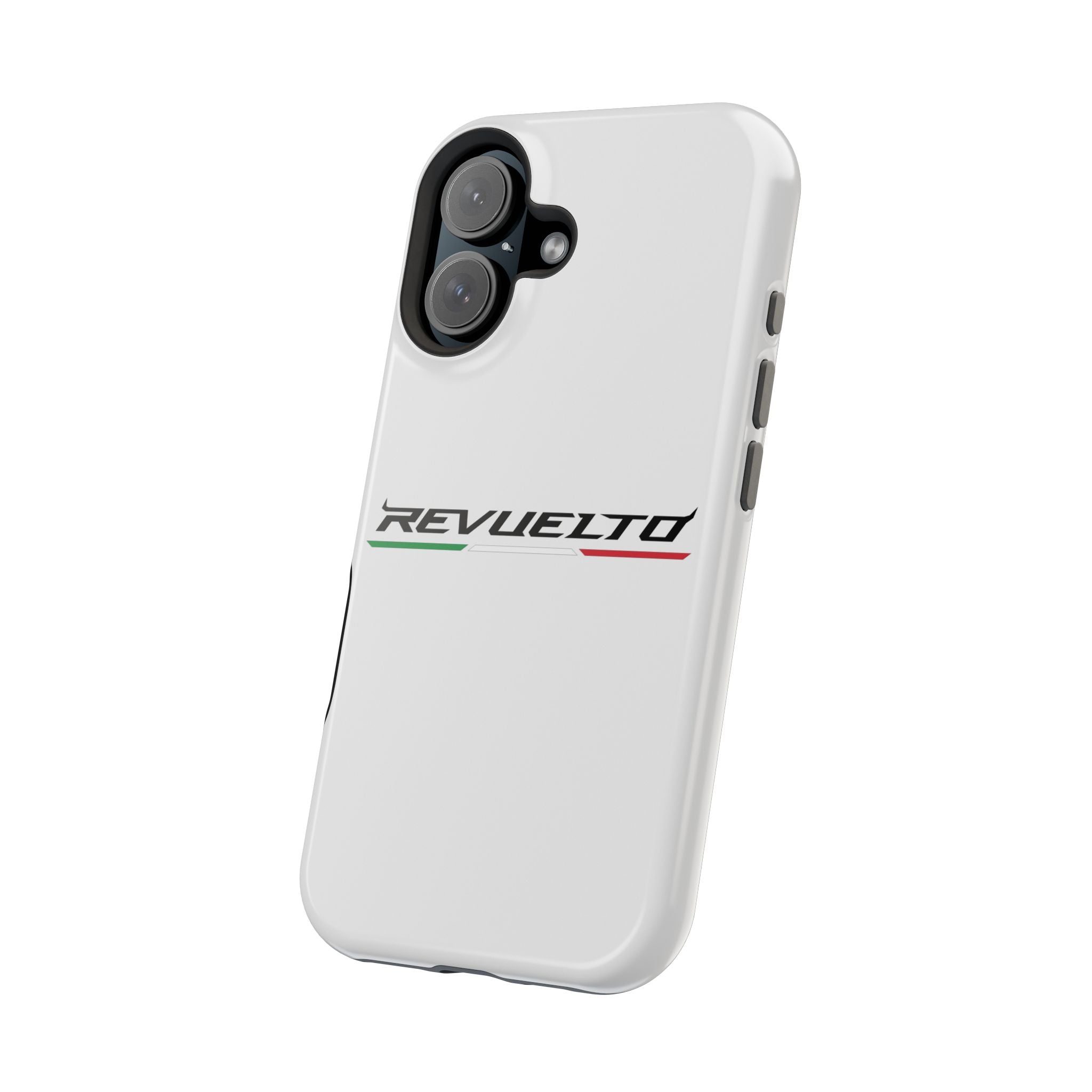 Lamborghini Revuelto White inspired Magnetic Tough Cases