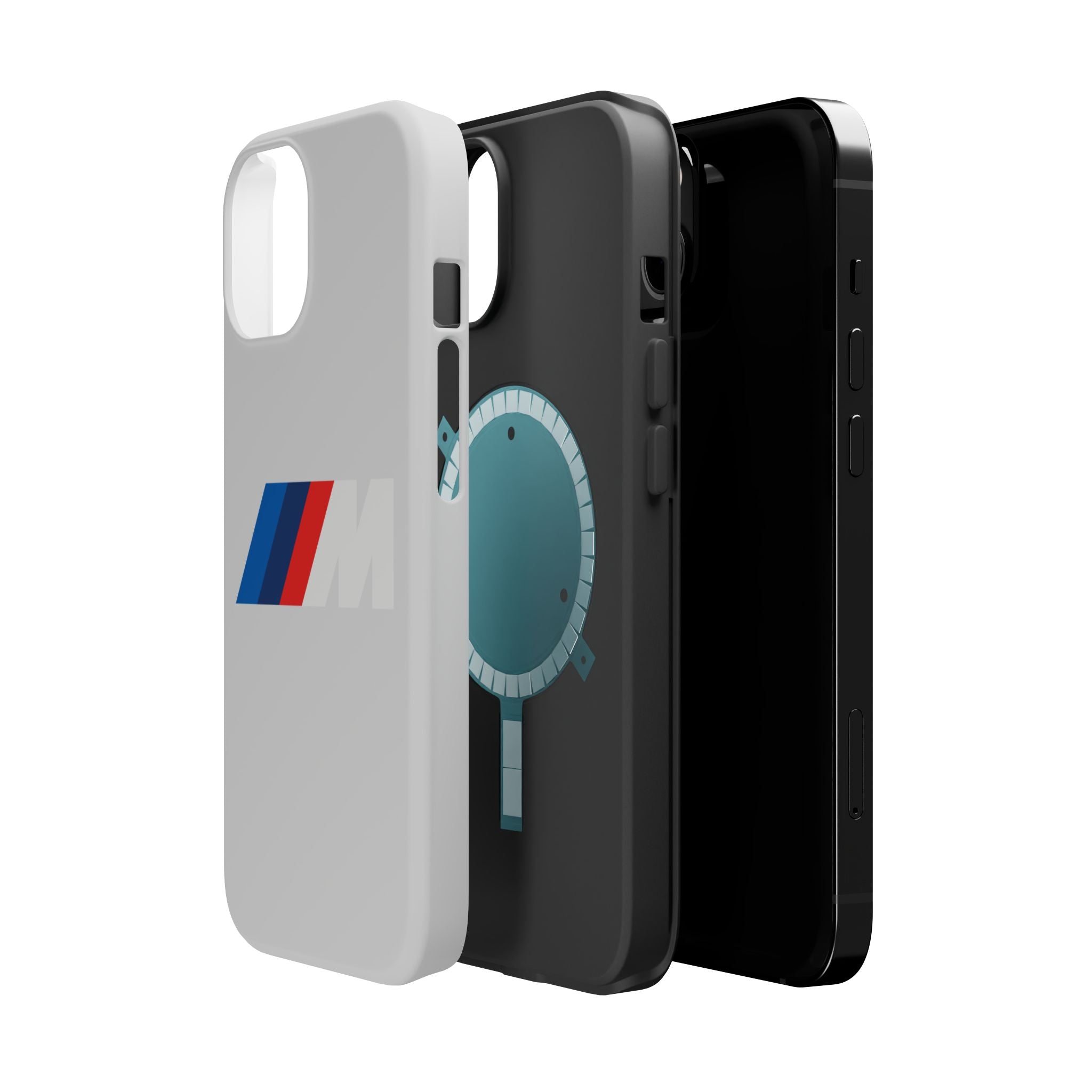 M badge inspired Magnetic Tough Cases