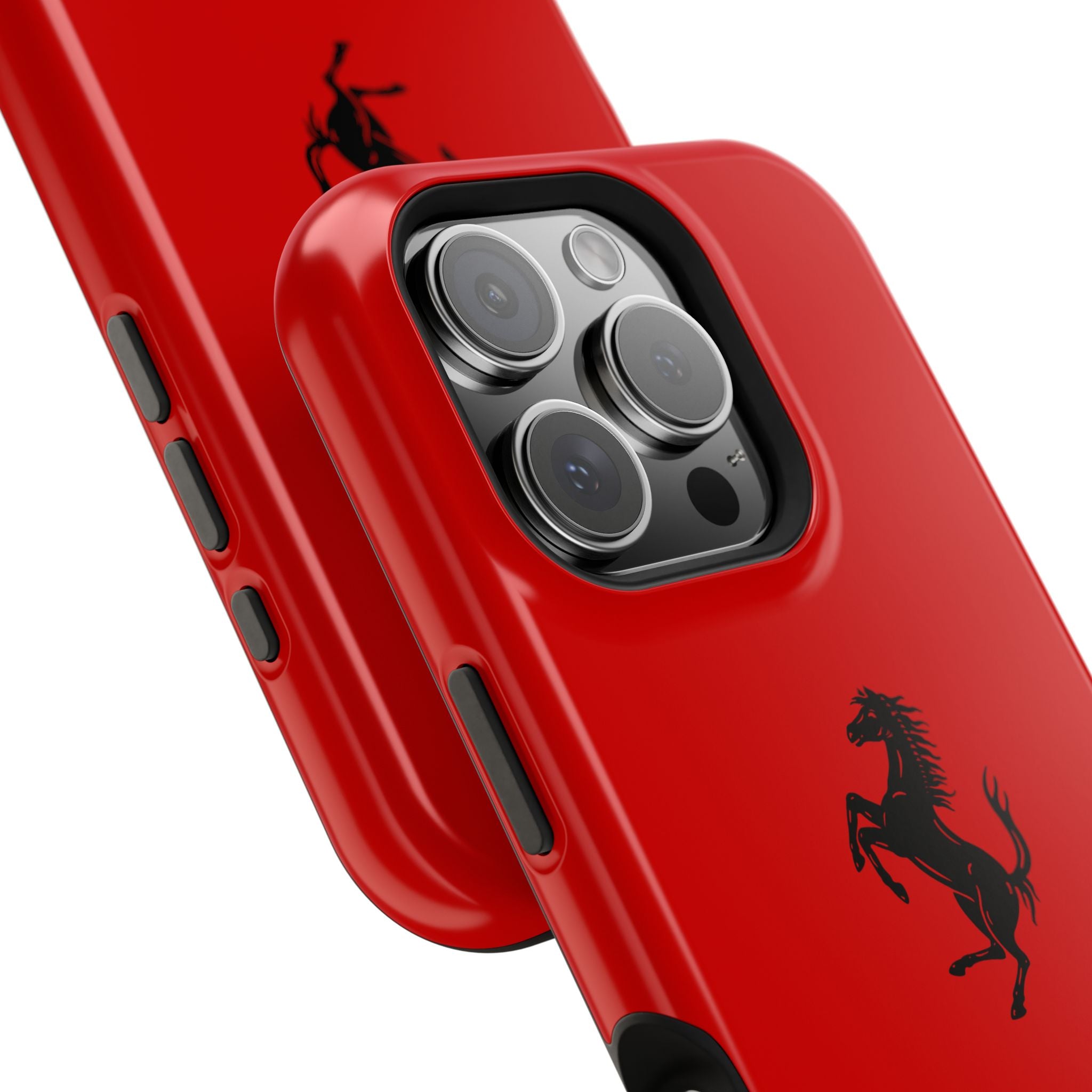 Ferrari horse Rosso Corsa inspired Magnetic Tough Cases