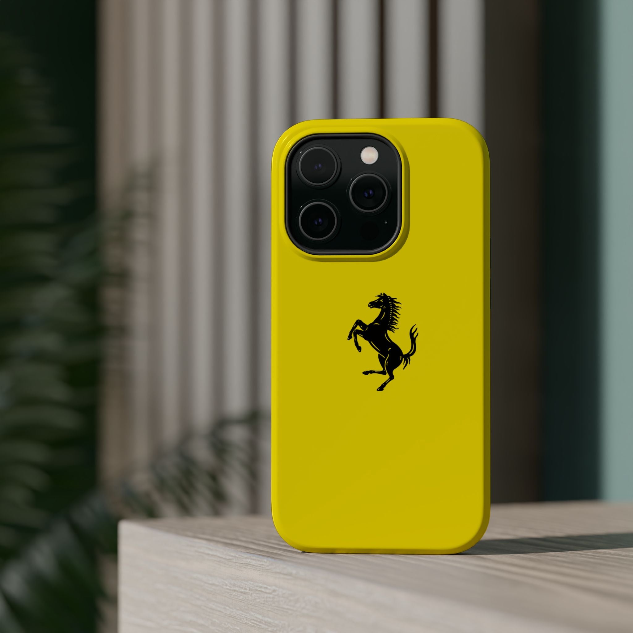 Ferrari horse Giallo Modena inspired Tough Cases