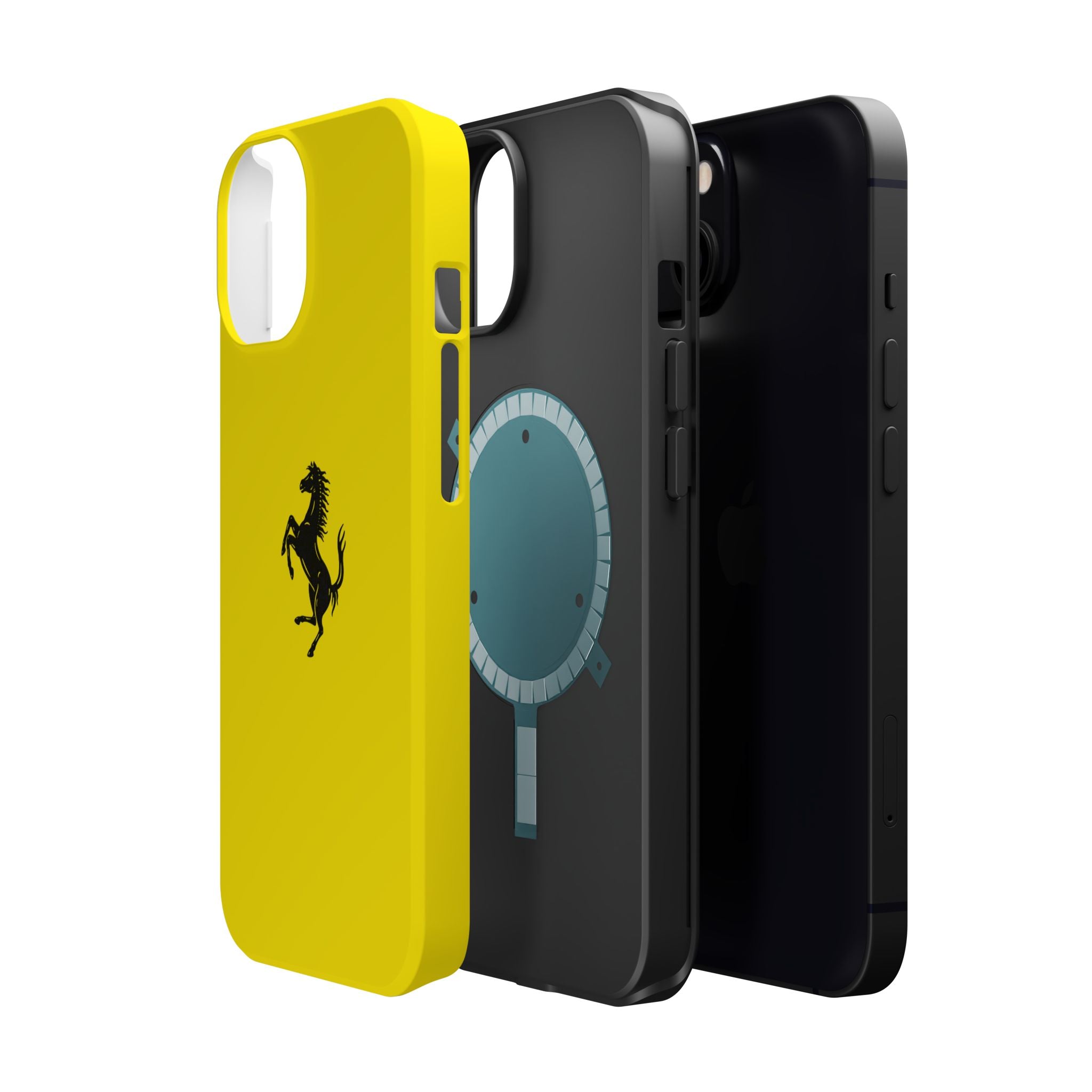 Ferrari horse giallo modena inspired Magnetic Tough Cases
