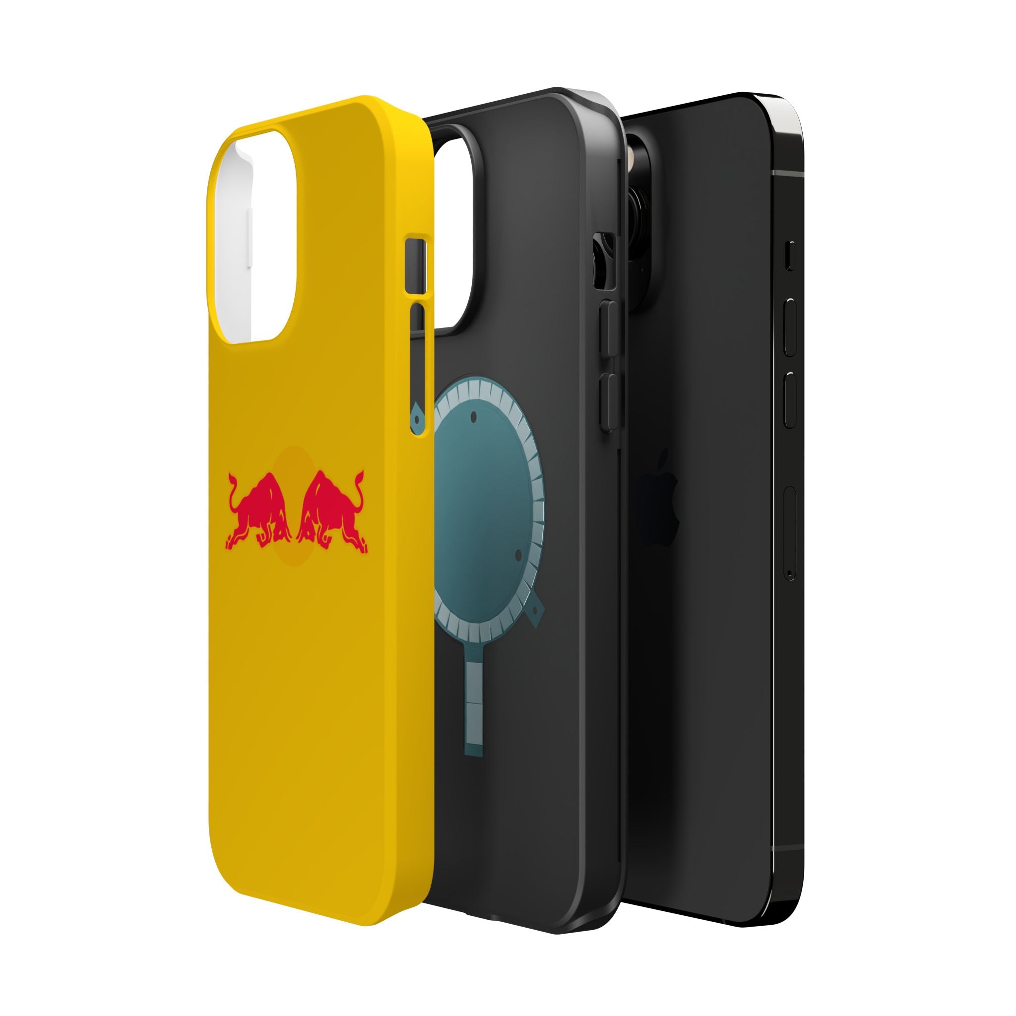Red Bull yellow inspired Magnetic Tough Cases