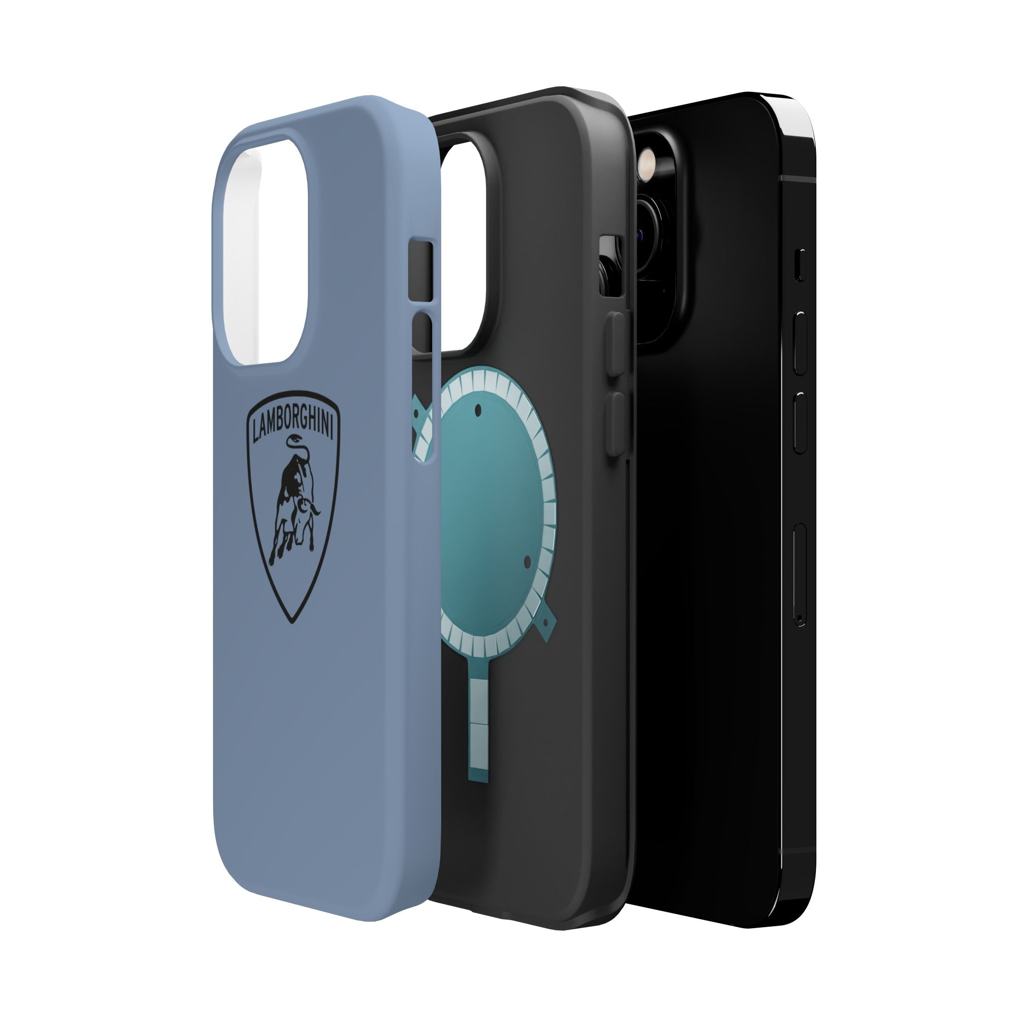 Lamborghini Azzurro Thetys inspired Magnetic Tough Cases