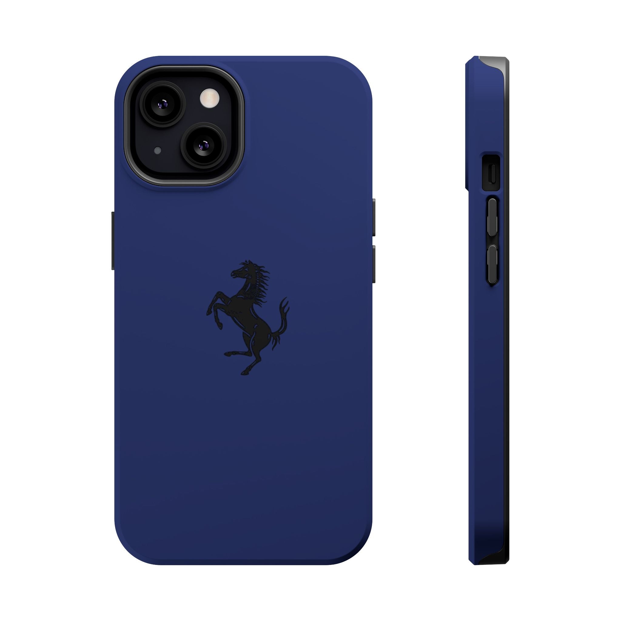 Ferrari horse Blue pozzi inspired Magnetic Tough Cases