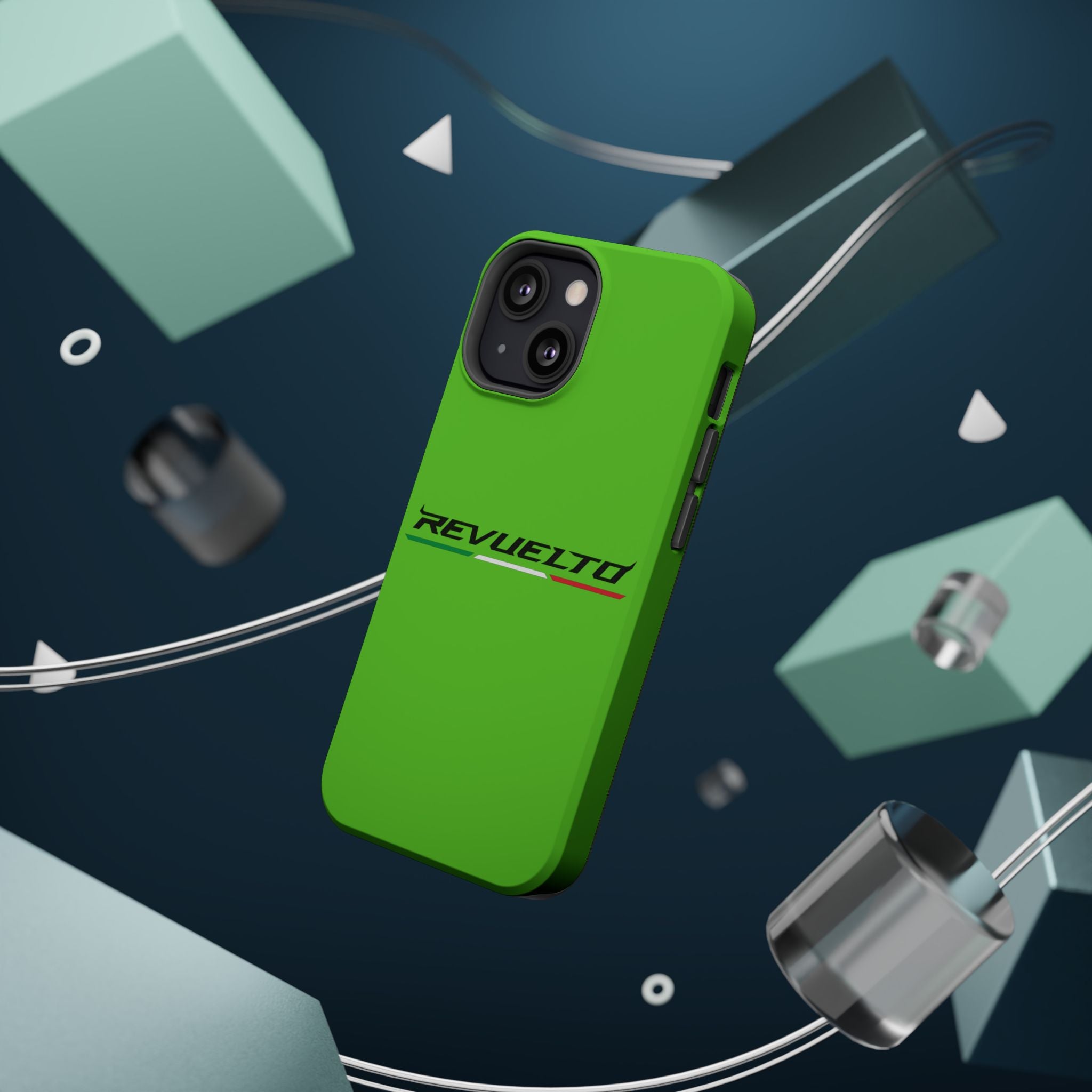 Lamborghini Revuelto Green inspired Magnetic Tough Cases